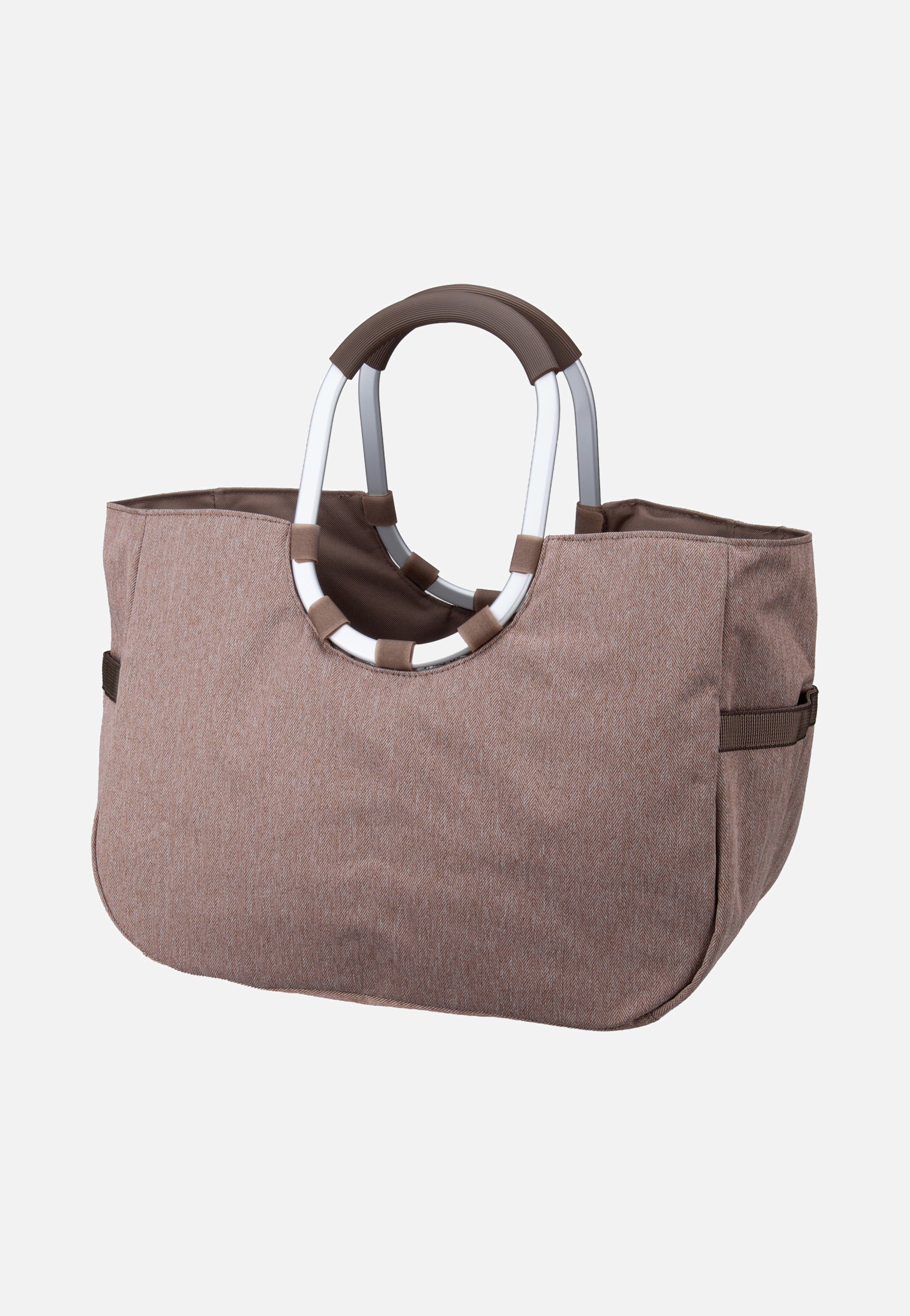 reisenthel - loopshopper L Herringbone Mokka - Shopping Basket | Neutral-Image
