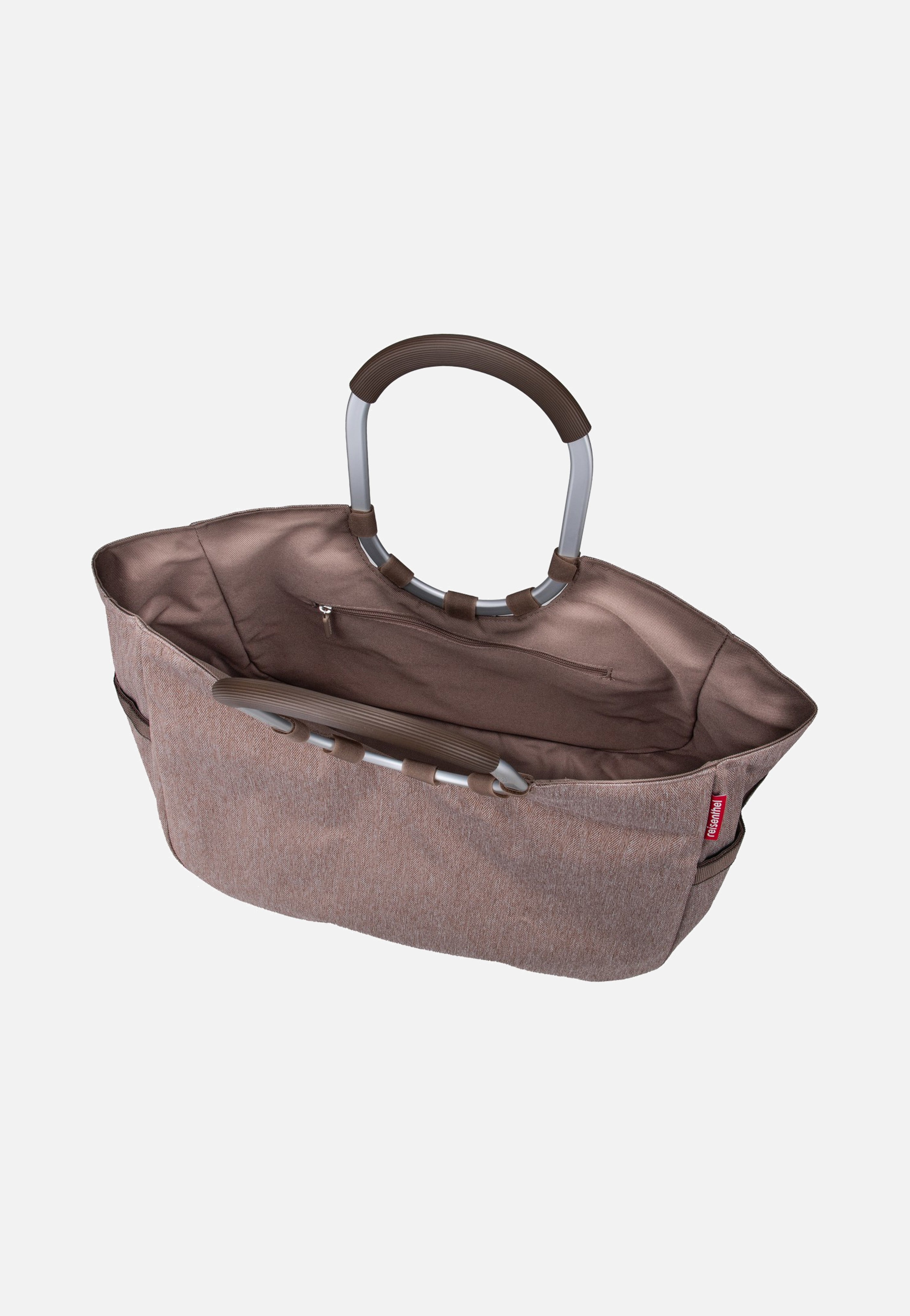 reisenthel - loopshopper L Herringbone Mokka - Shopping Basket | Neutral-Image