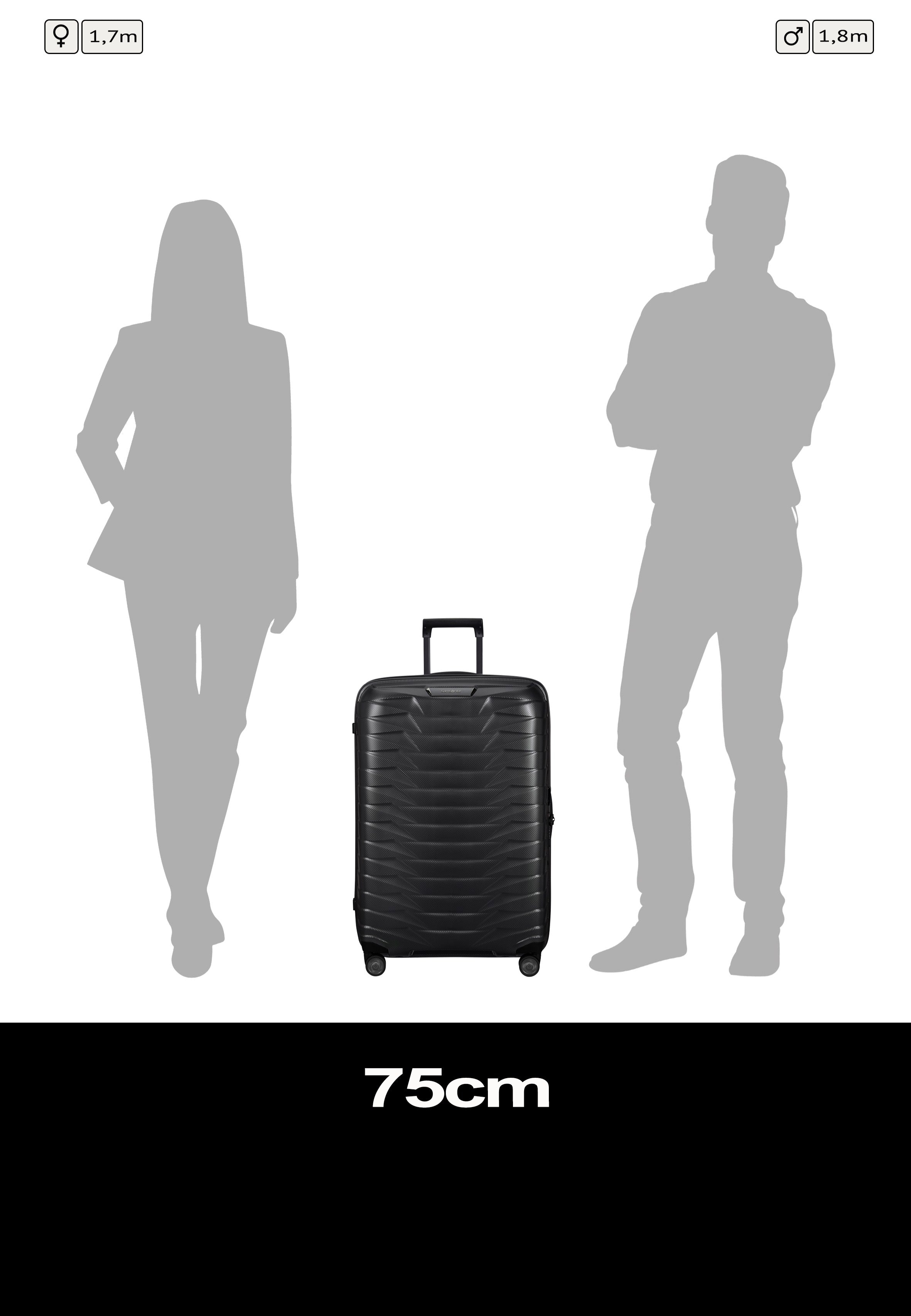 Samsonite Proxis Spinner 75/28 Matt Graphite Suitcase