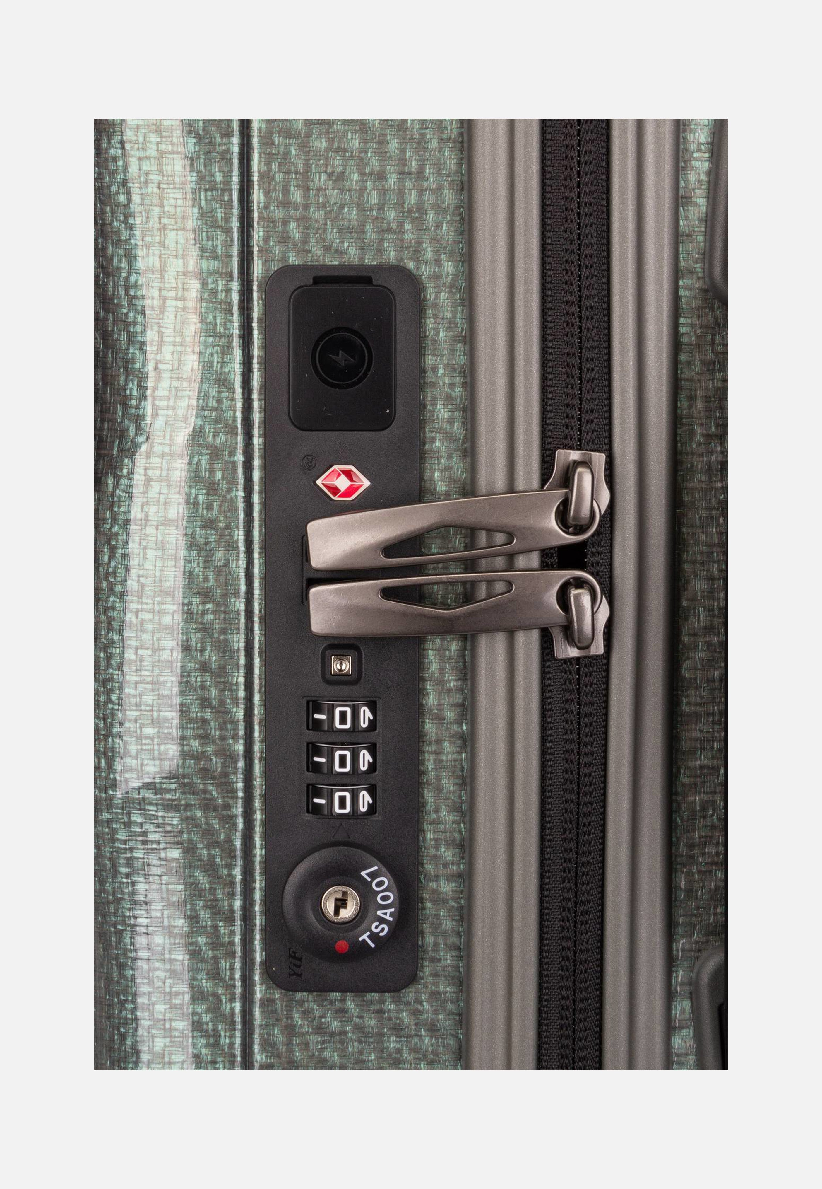 Samsonite C-Lite Spinner 55 Metallic Green Suitcase