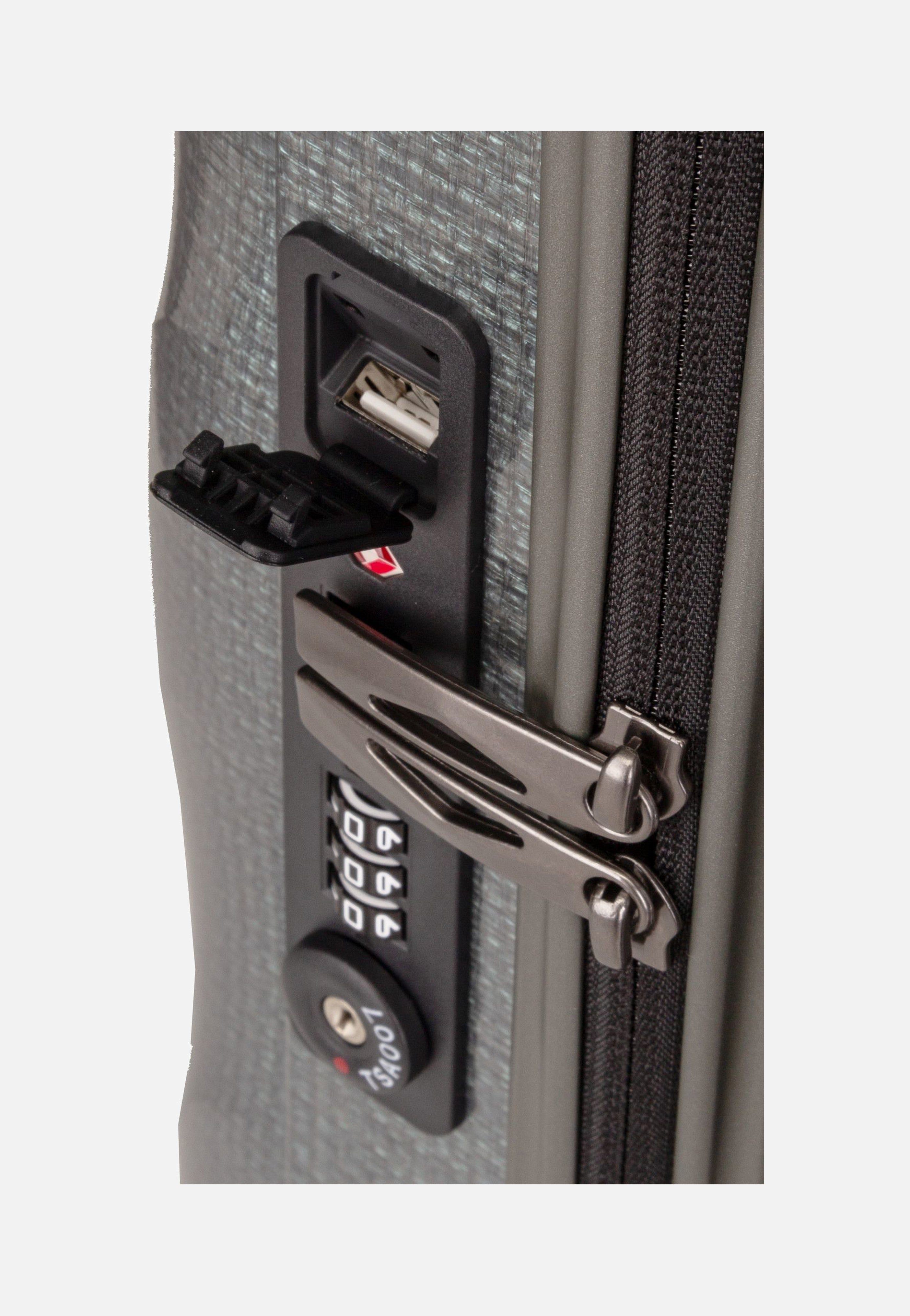 Samsonite C-Lite Spinner 55 Metallic Green Suitcase