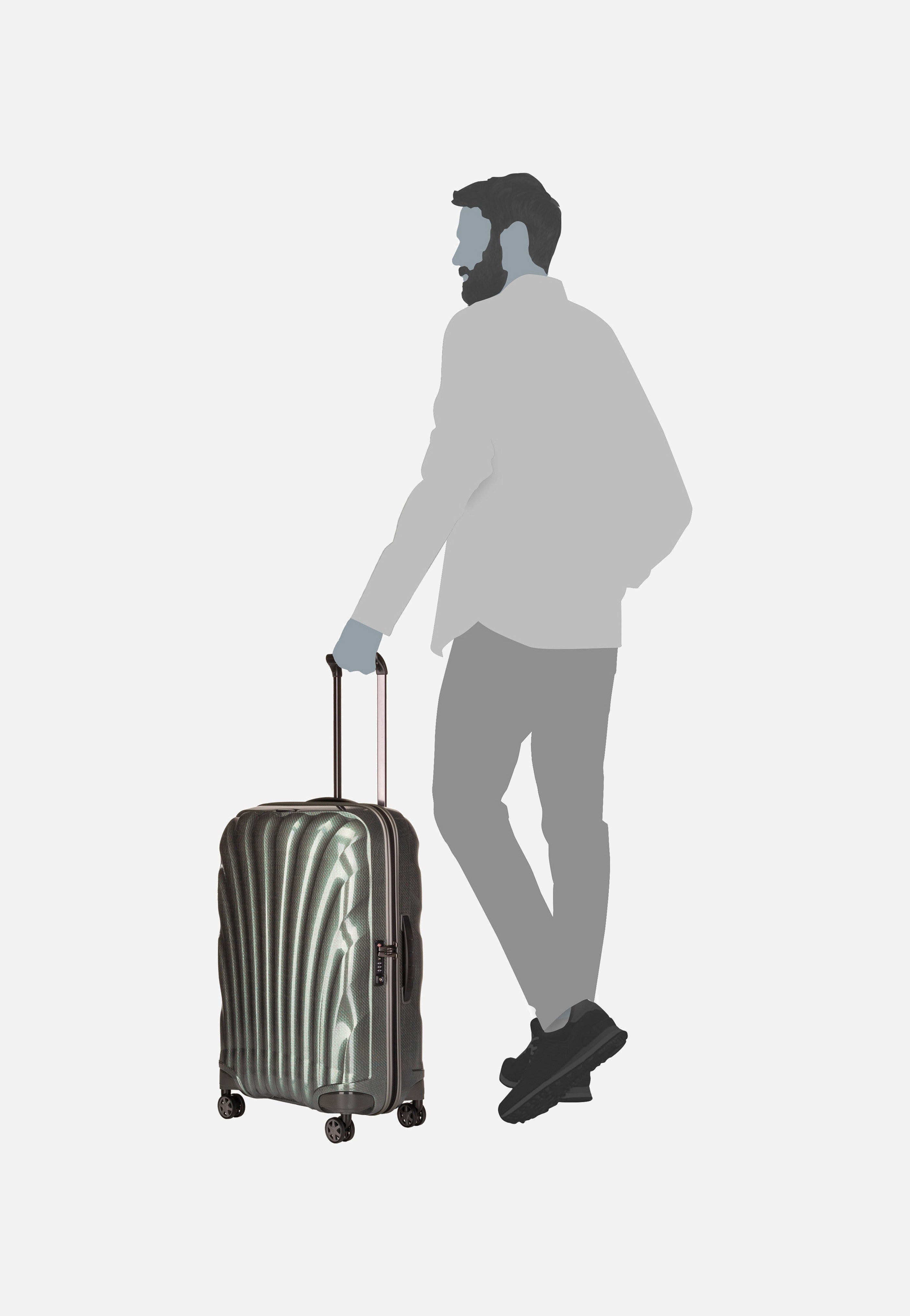 Samsonite C-Lite Spinner 69 Metallic Green Suitcase