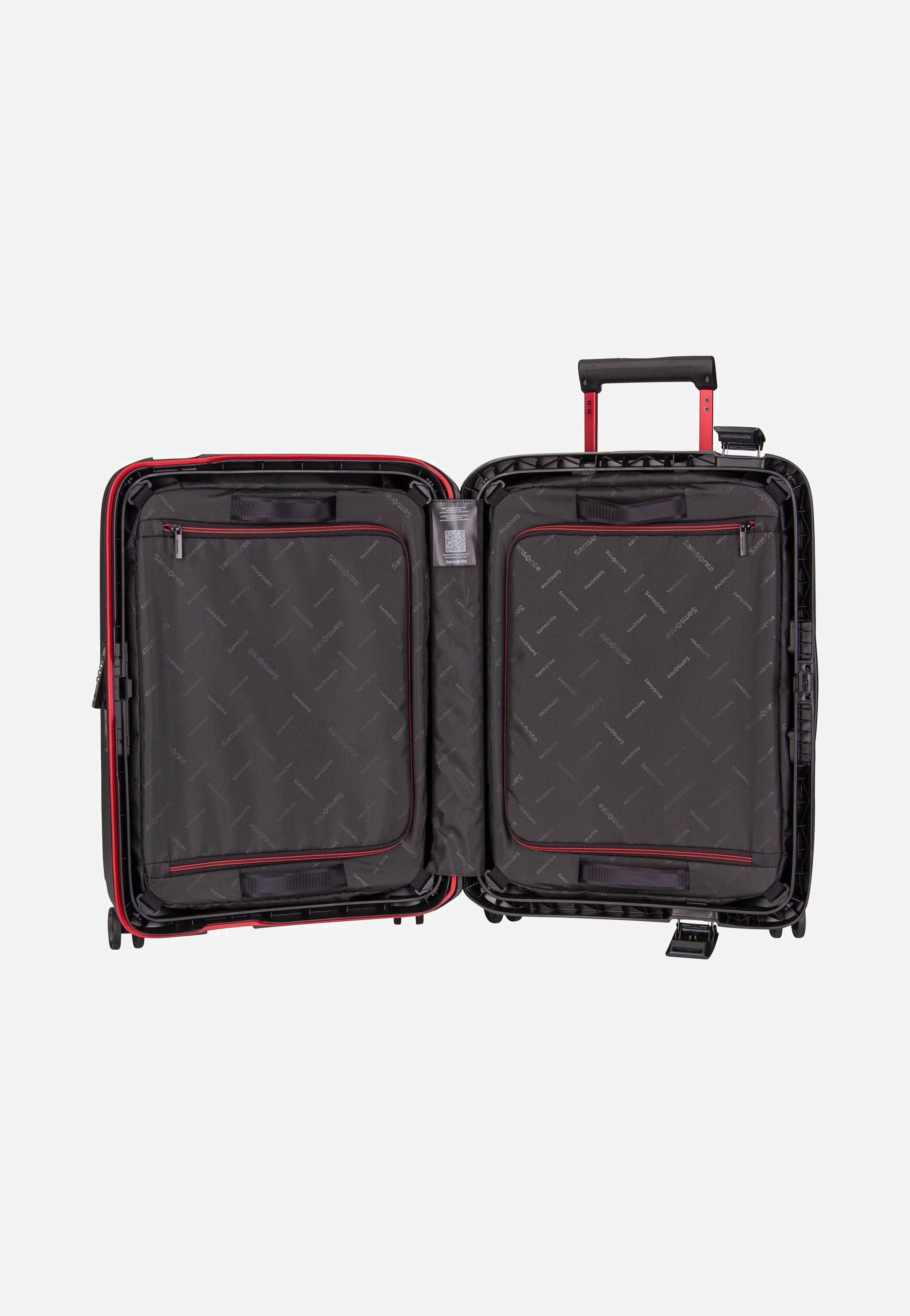 Samsonite - Essens Spinner 55 Charcoal/Red - Suitcase | Neutral-Image