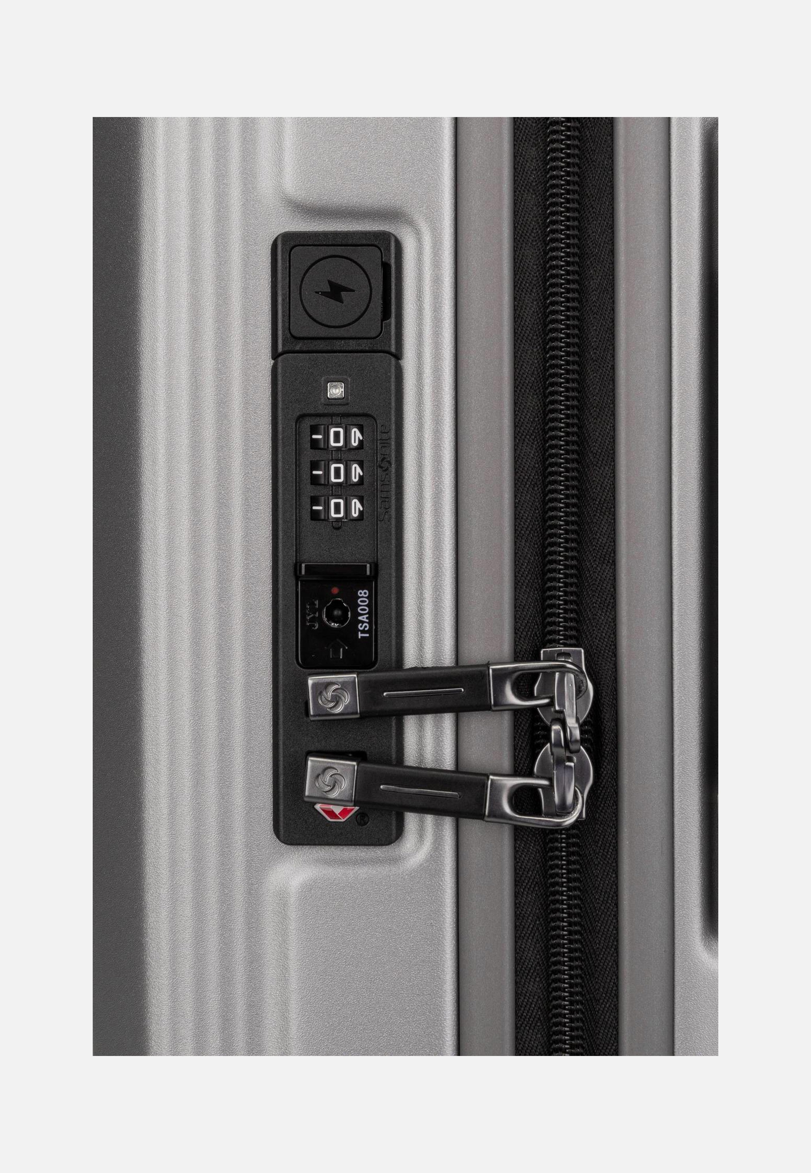 Samsonite - Nuon Spinner 55 EXP Matt Silver - Suitcase | Neutral-Image