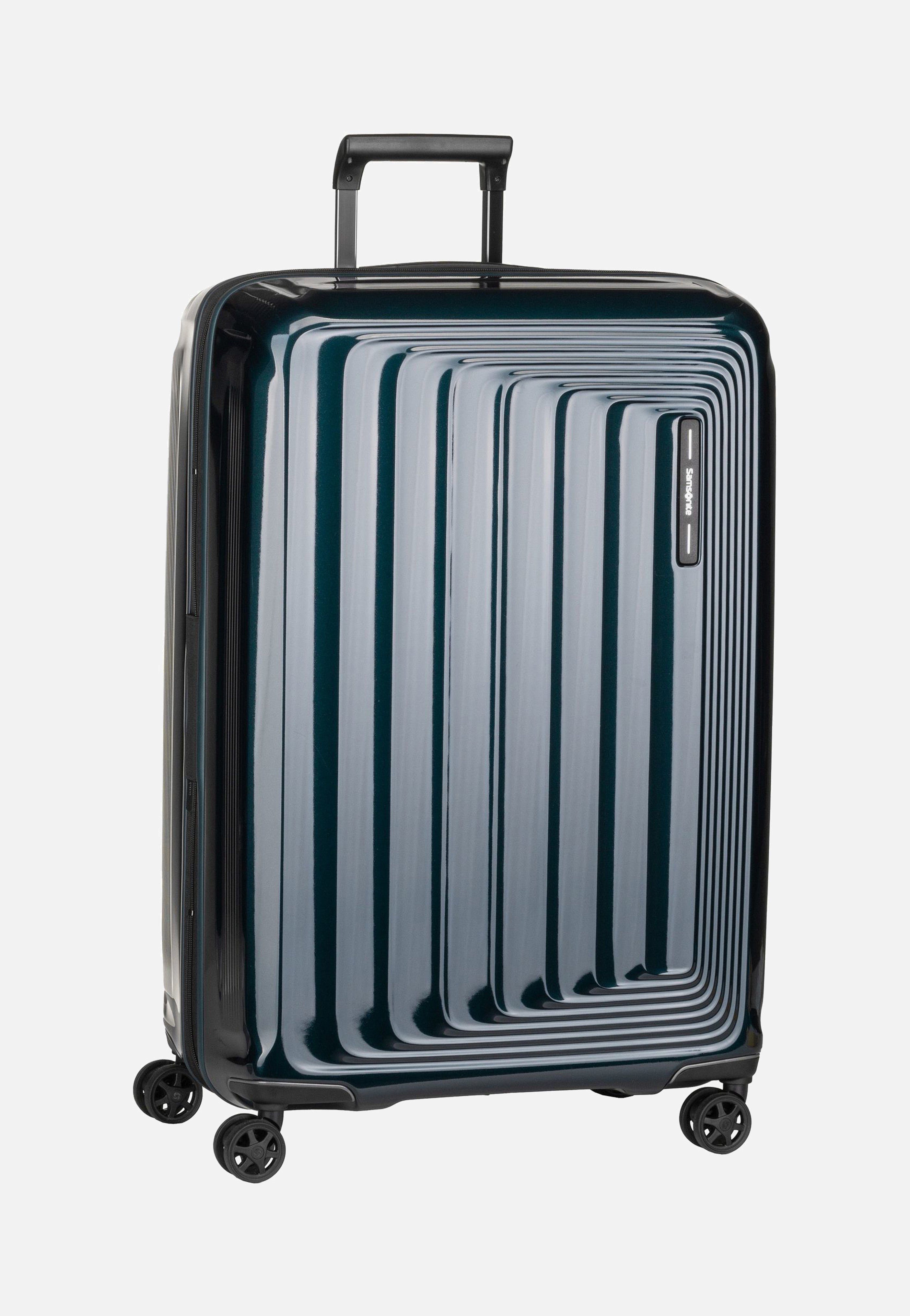 Samsonite Nuon Spinner 75 EXP Metallic Dark Blue Suitcase