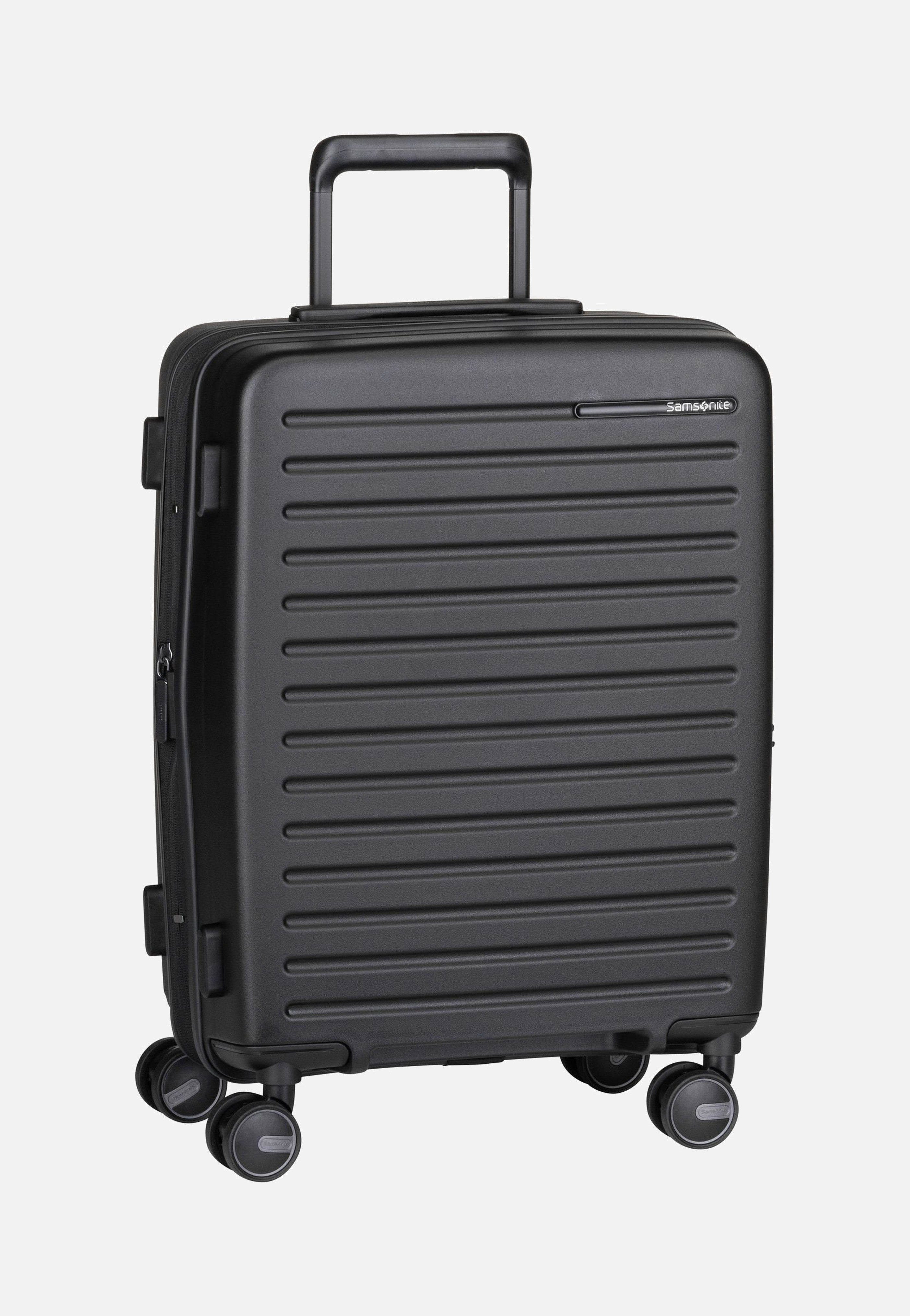 Samsonite RestackD Spinner 55 EXP Black Suitcase