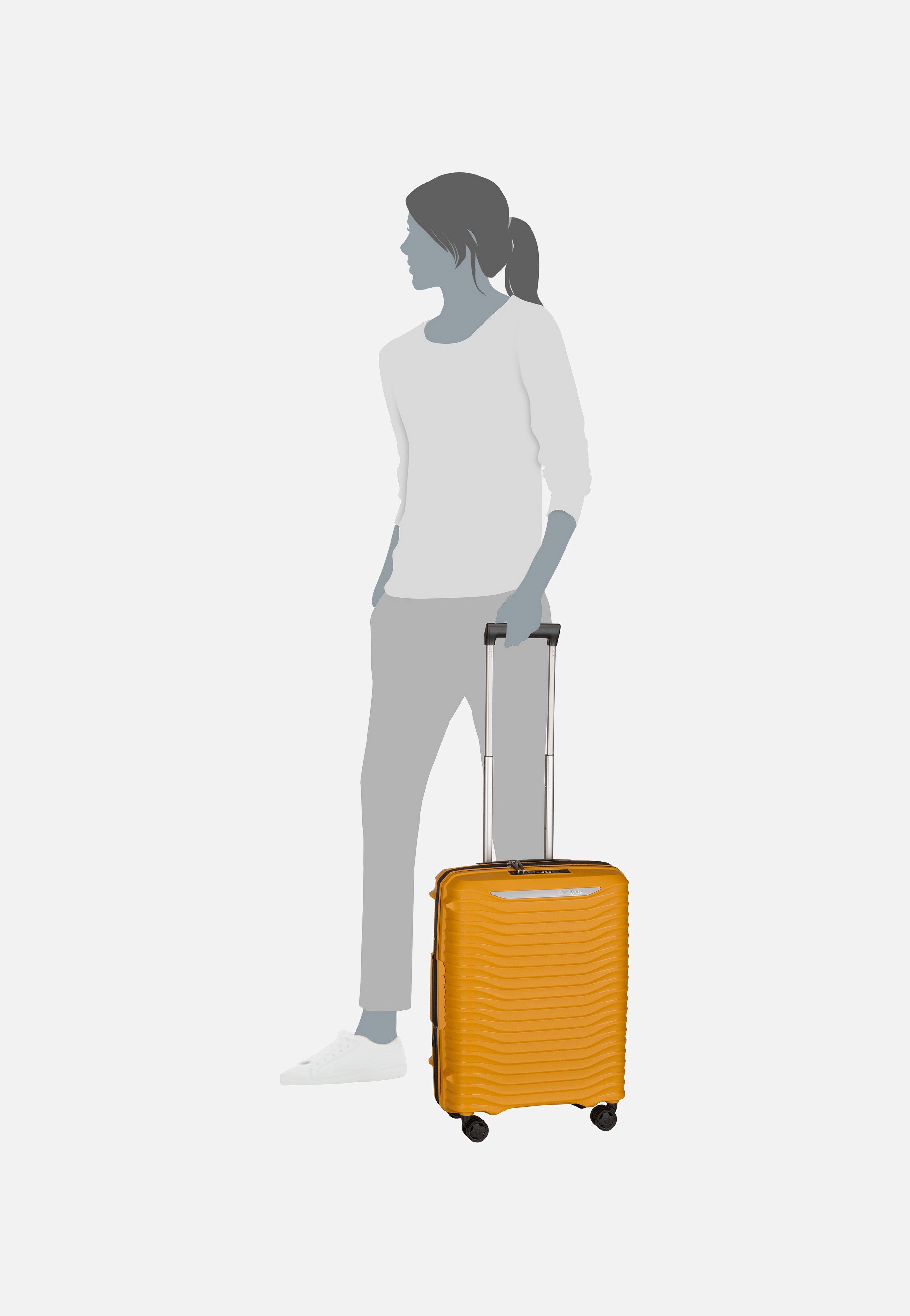 Samsonite - Upscape Spinner 55 EXP Yellow - Suitcase | Neutral-Image