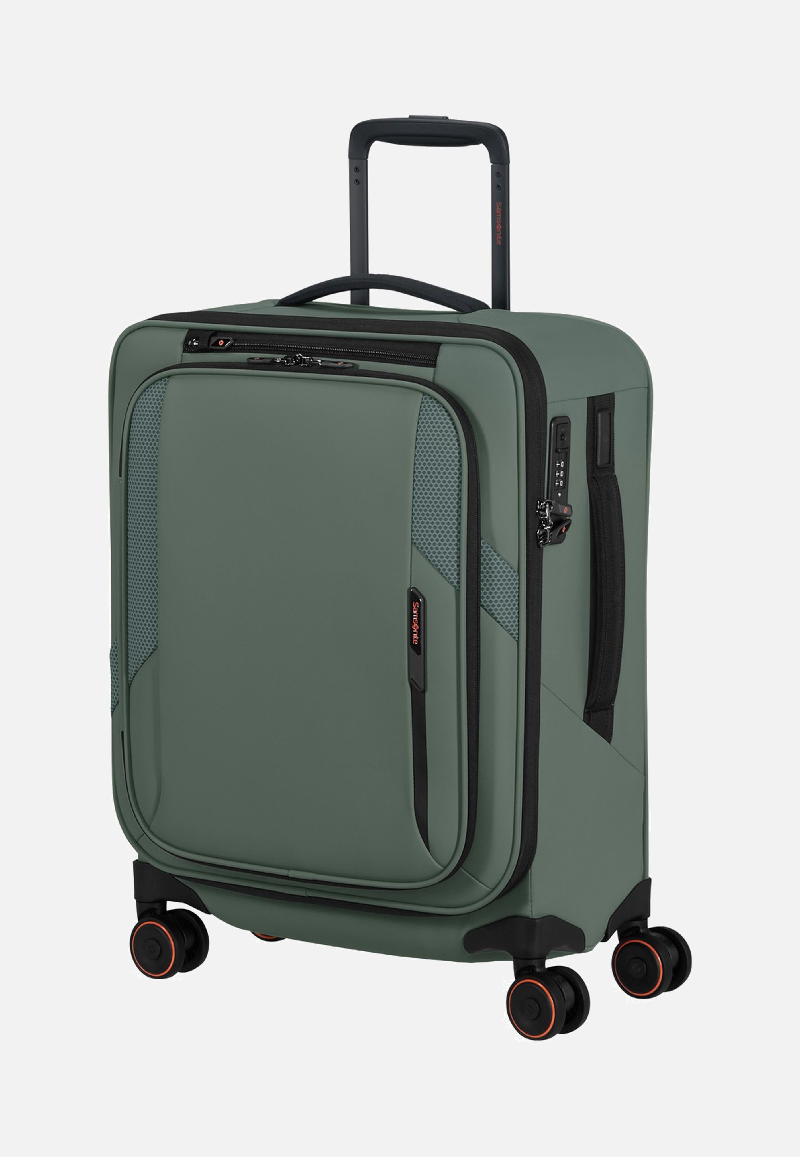 Samsonite Glazed Spinner 55/20 Exp Sage Green Suitcase