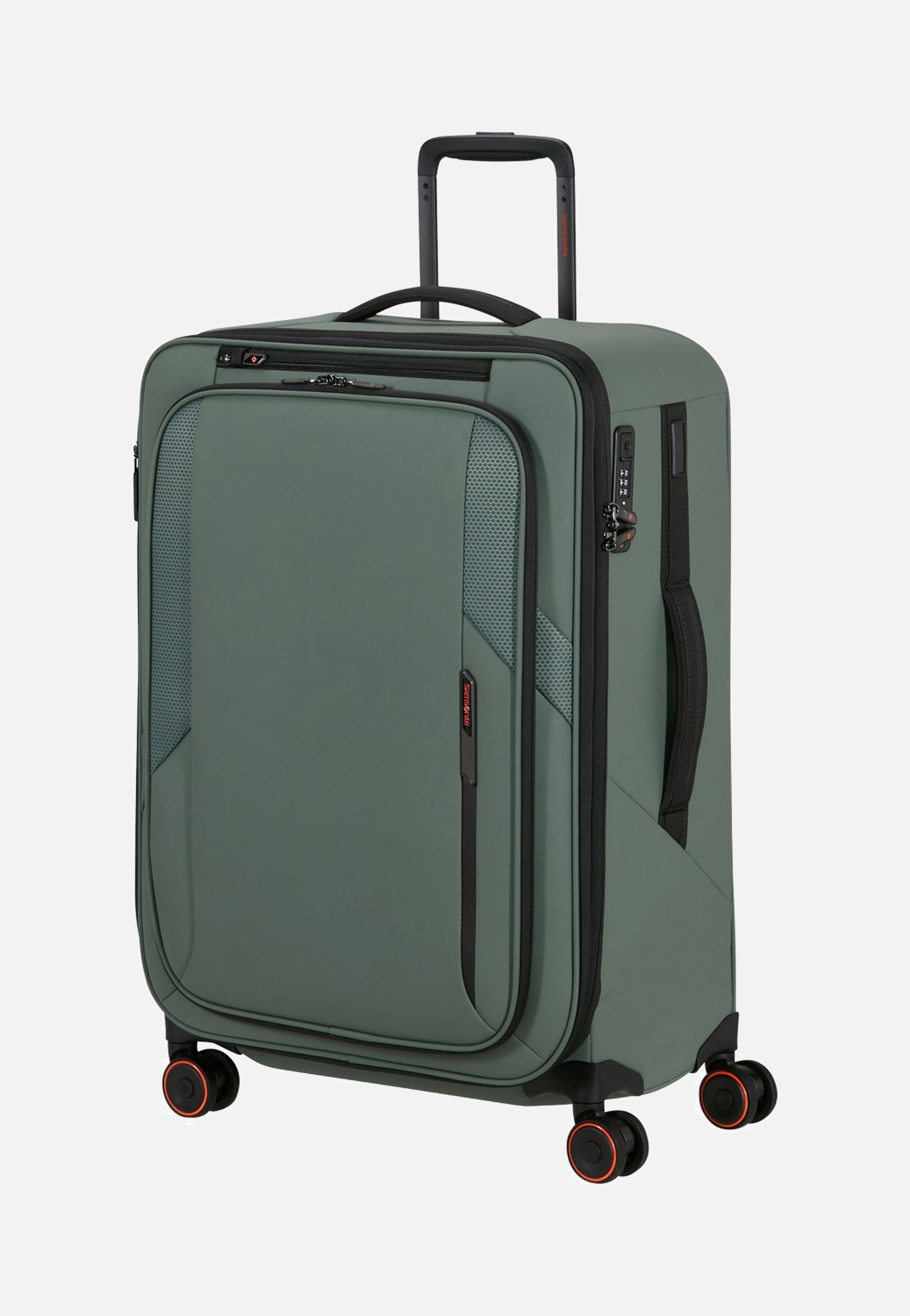 Samsonite Glazed Spinner 67/24 Exp Sage Green - Suitcase | Sakoi