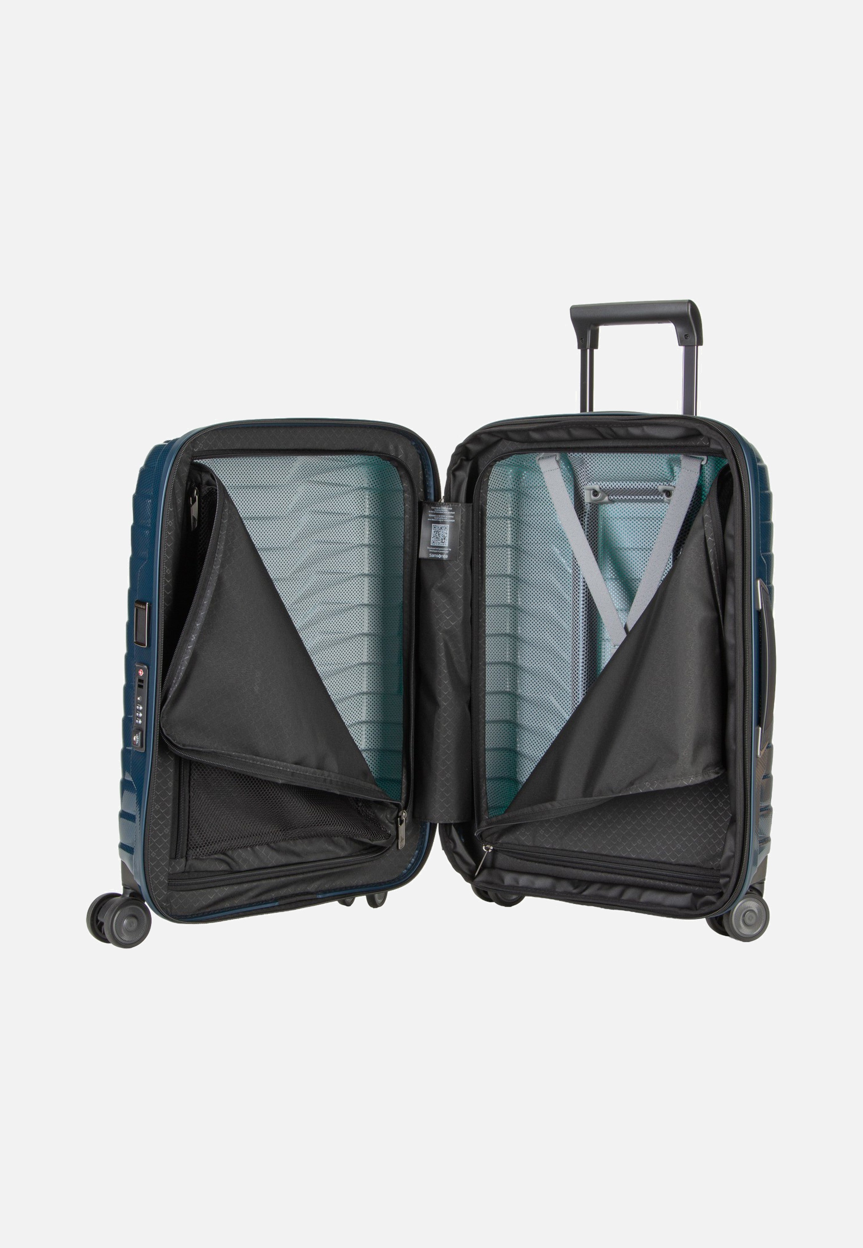 Samsonite Proxis Spinner 55/20 Exp Petrol Blue Suitcase