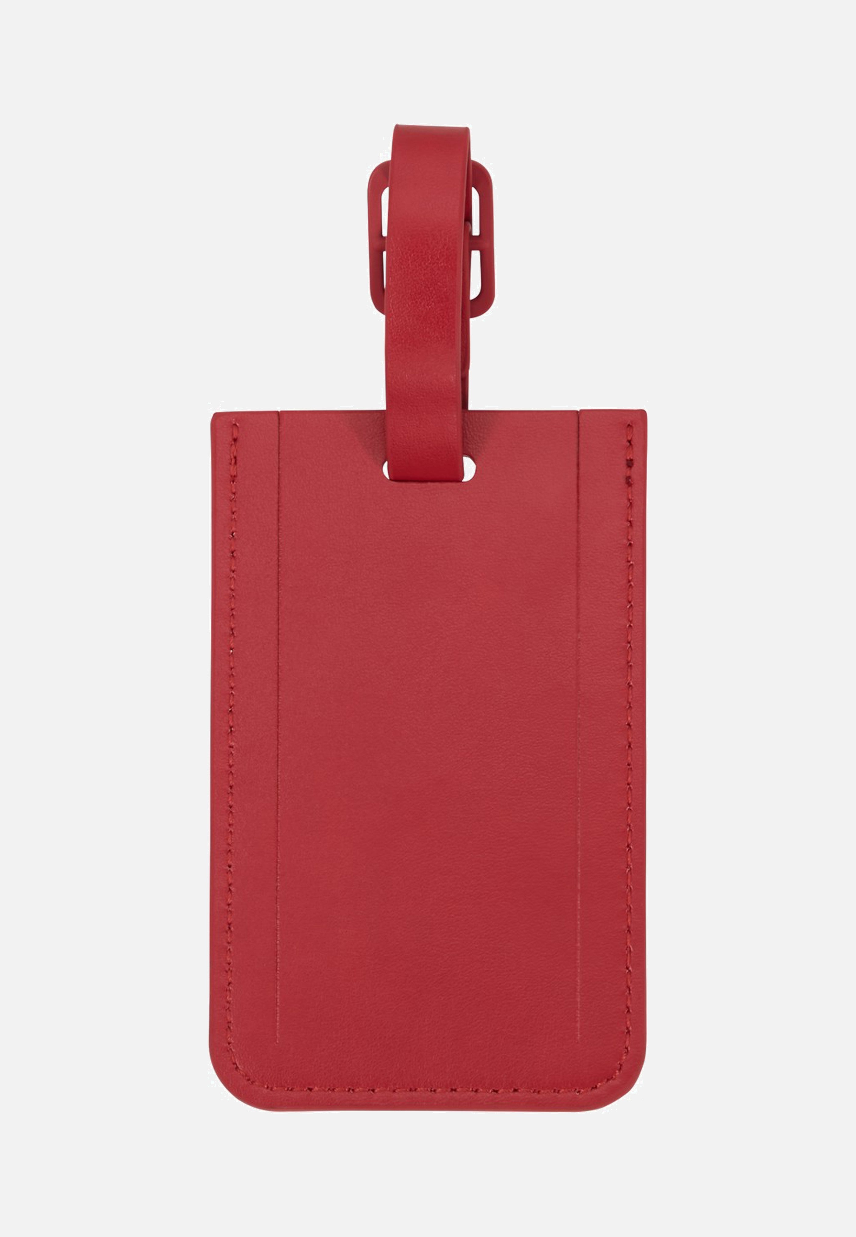 Samsonite Rectangle Luggage Tag Pack Of 2 Red Luggage Tag