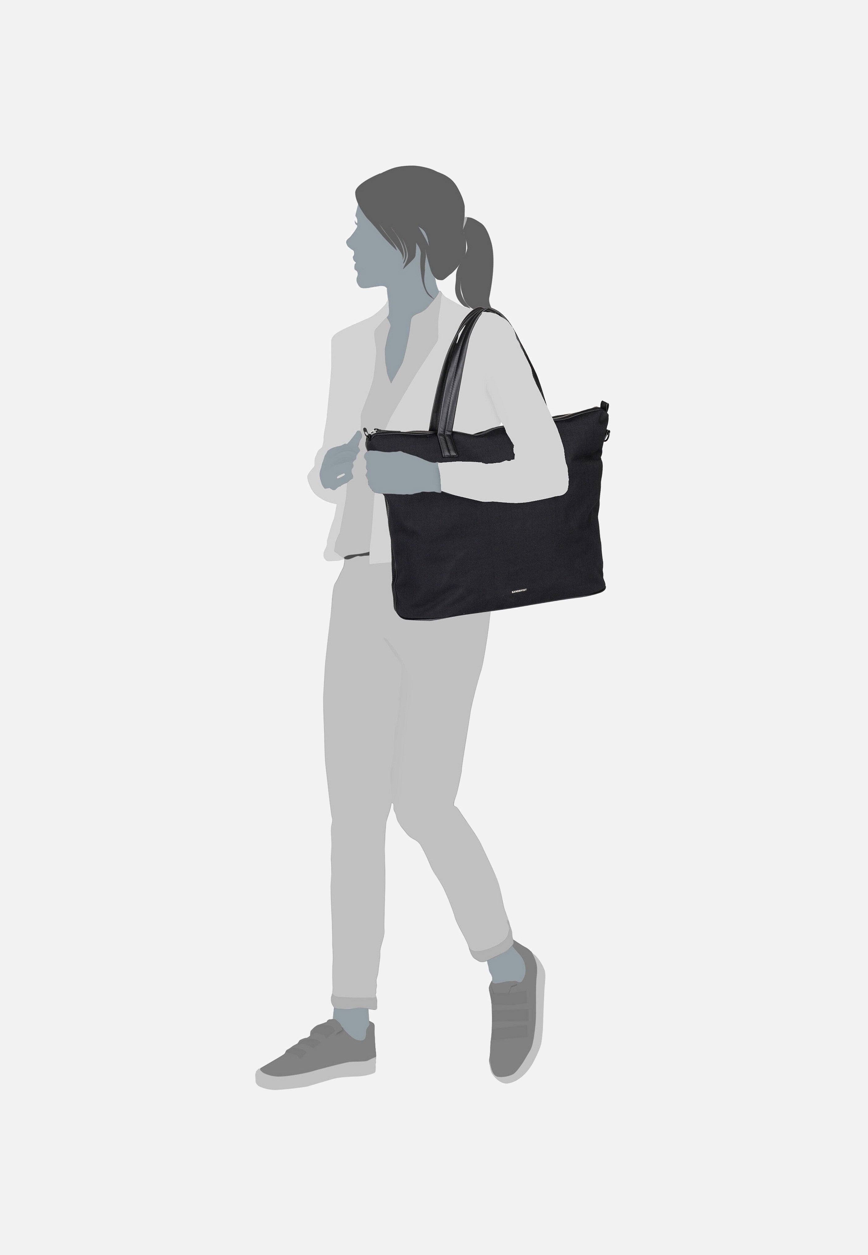 Sandqvist - Everyday Wknd M Black - Weekender | Neutral-Image