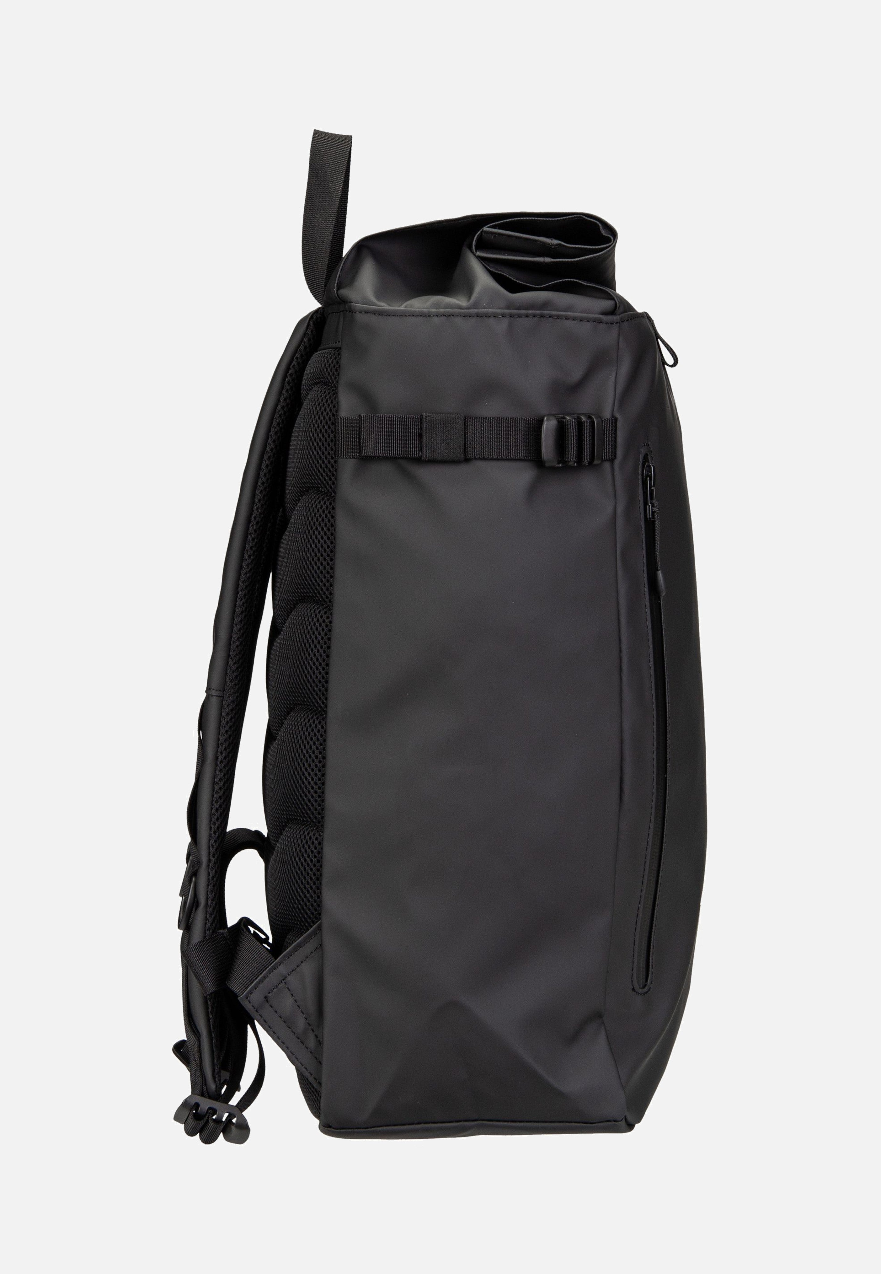 Sandqvist Stream Slim Rolltop L Black Backpack