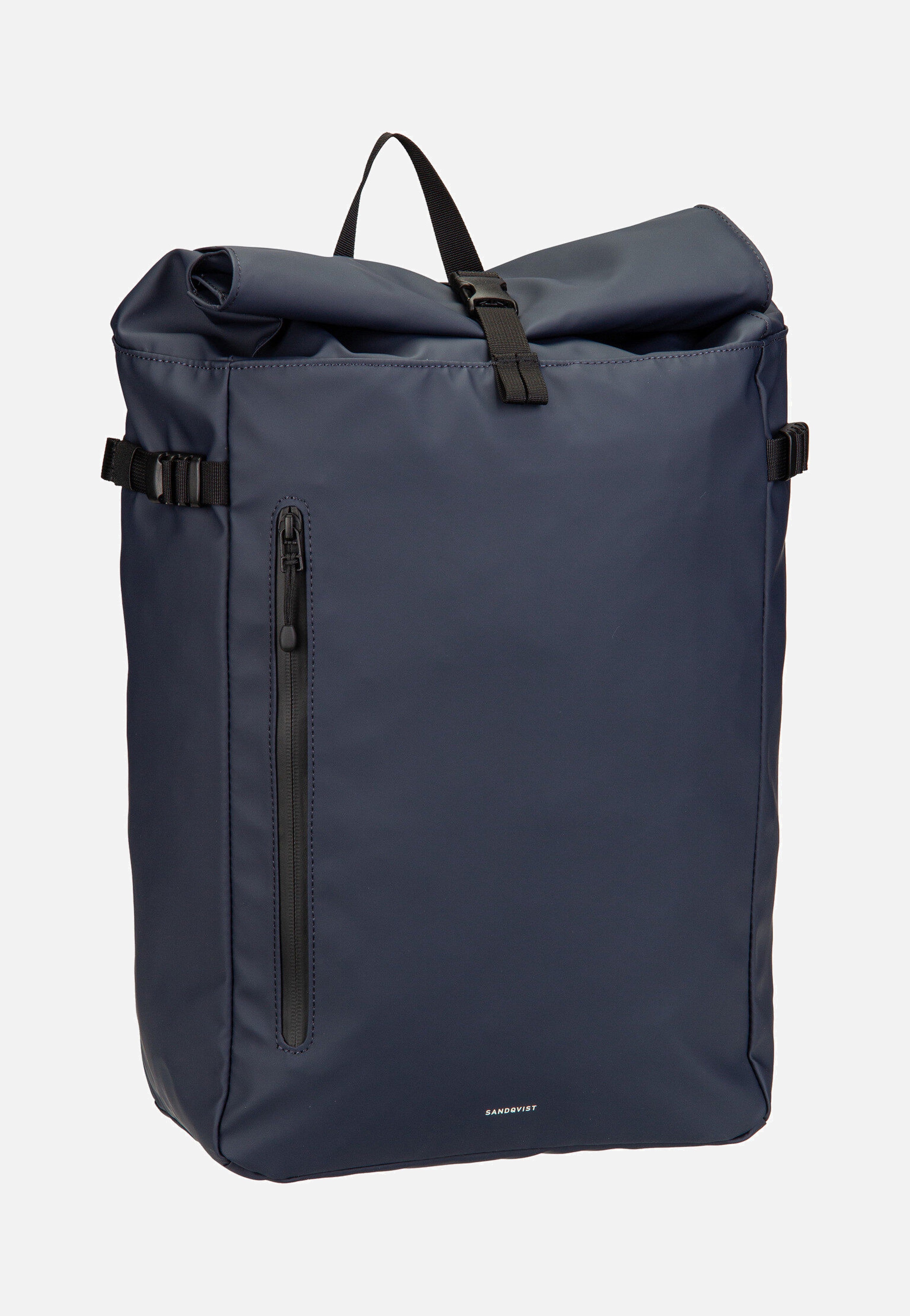 Sandqvist - Stream Slim Rolltop L Navy - Backpack | Neutral-Image