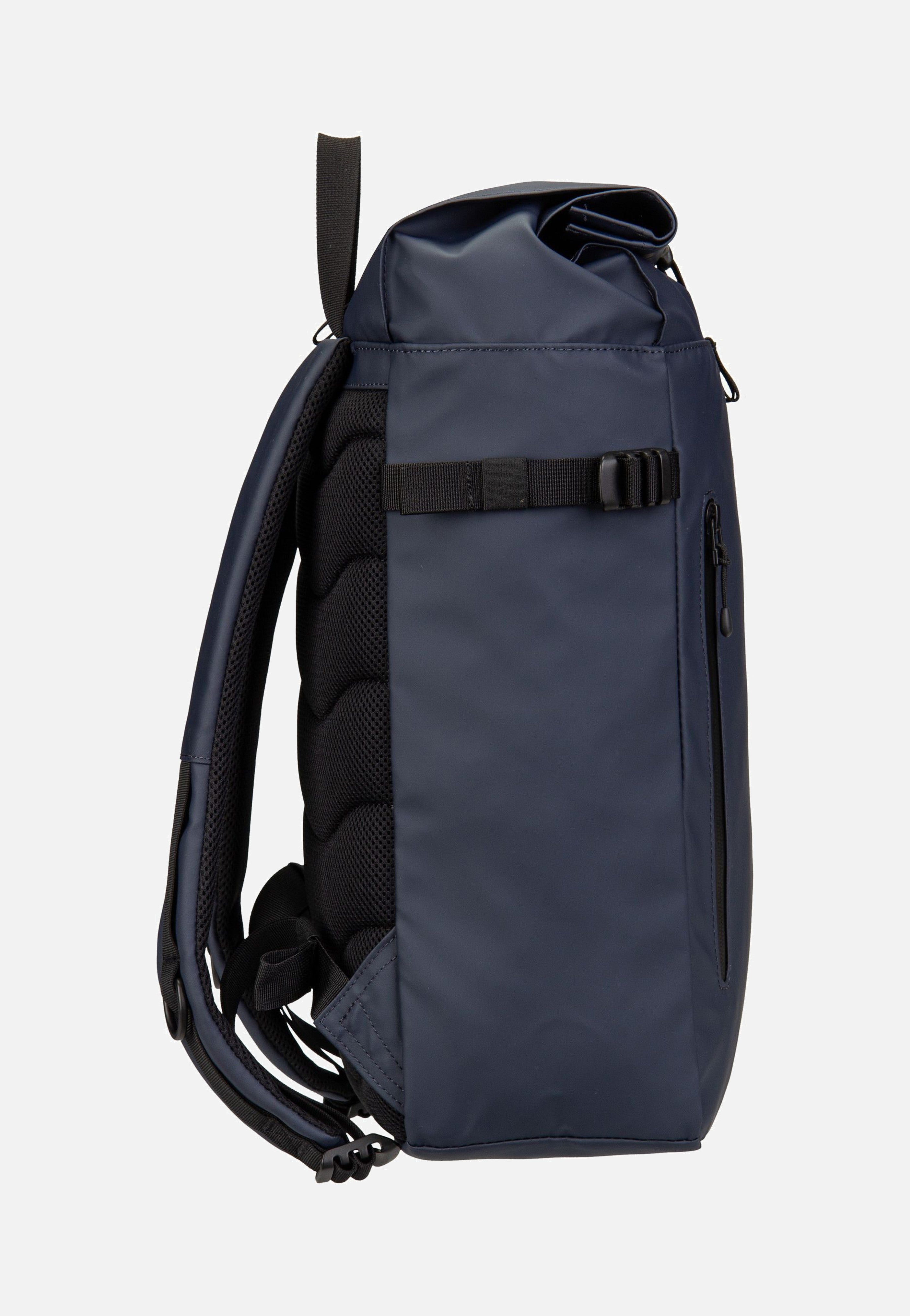 Sandqvist - Stream Slim Rolltop M Navy - Backpack | Neutral-Image