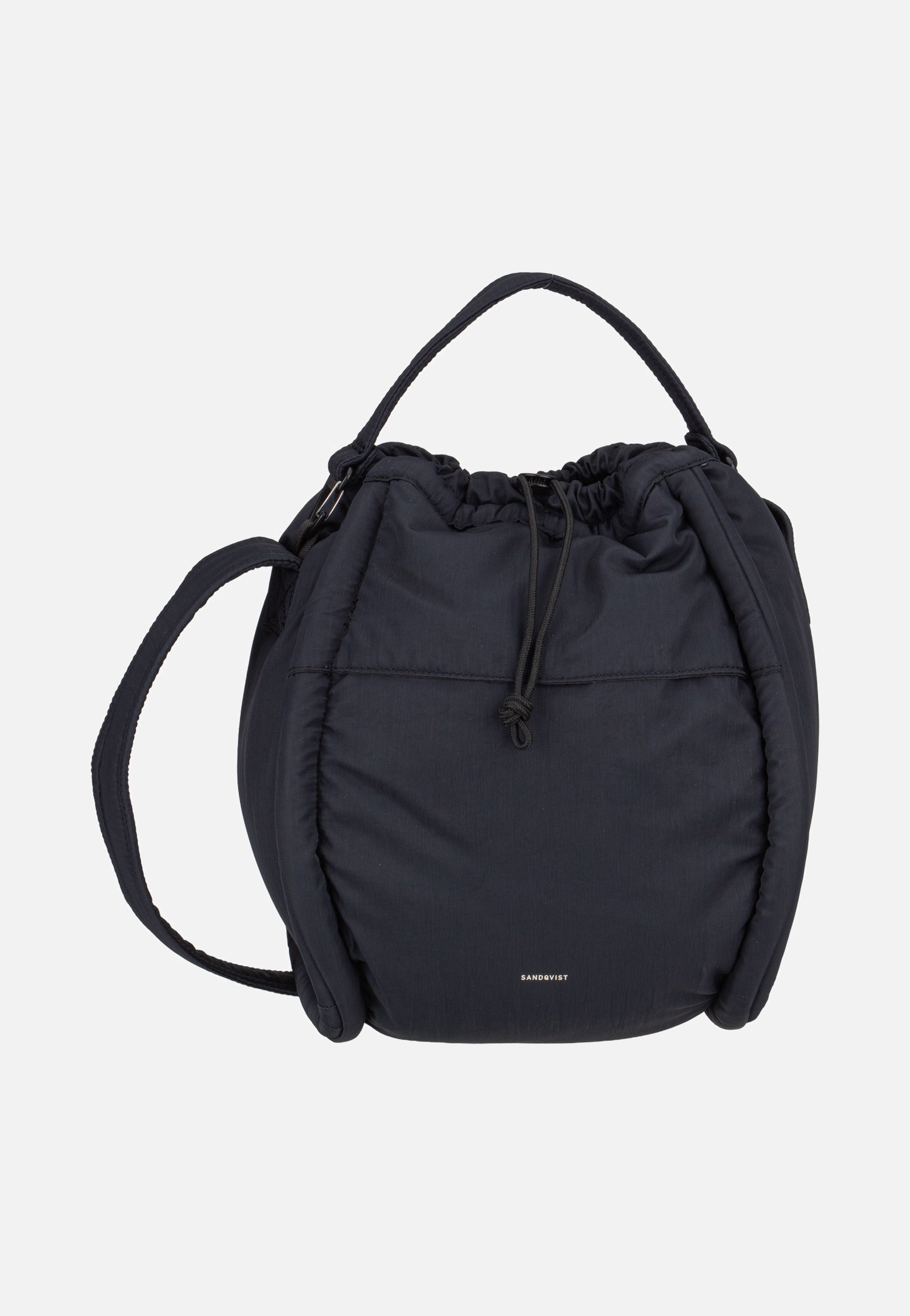Sandqvist Curve Bucket Black Bucket Bag