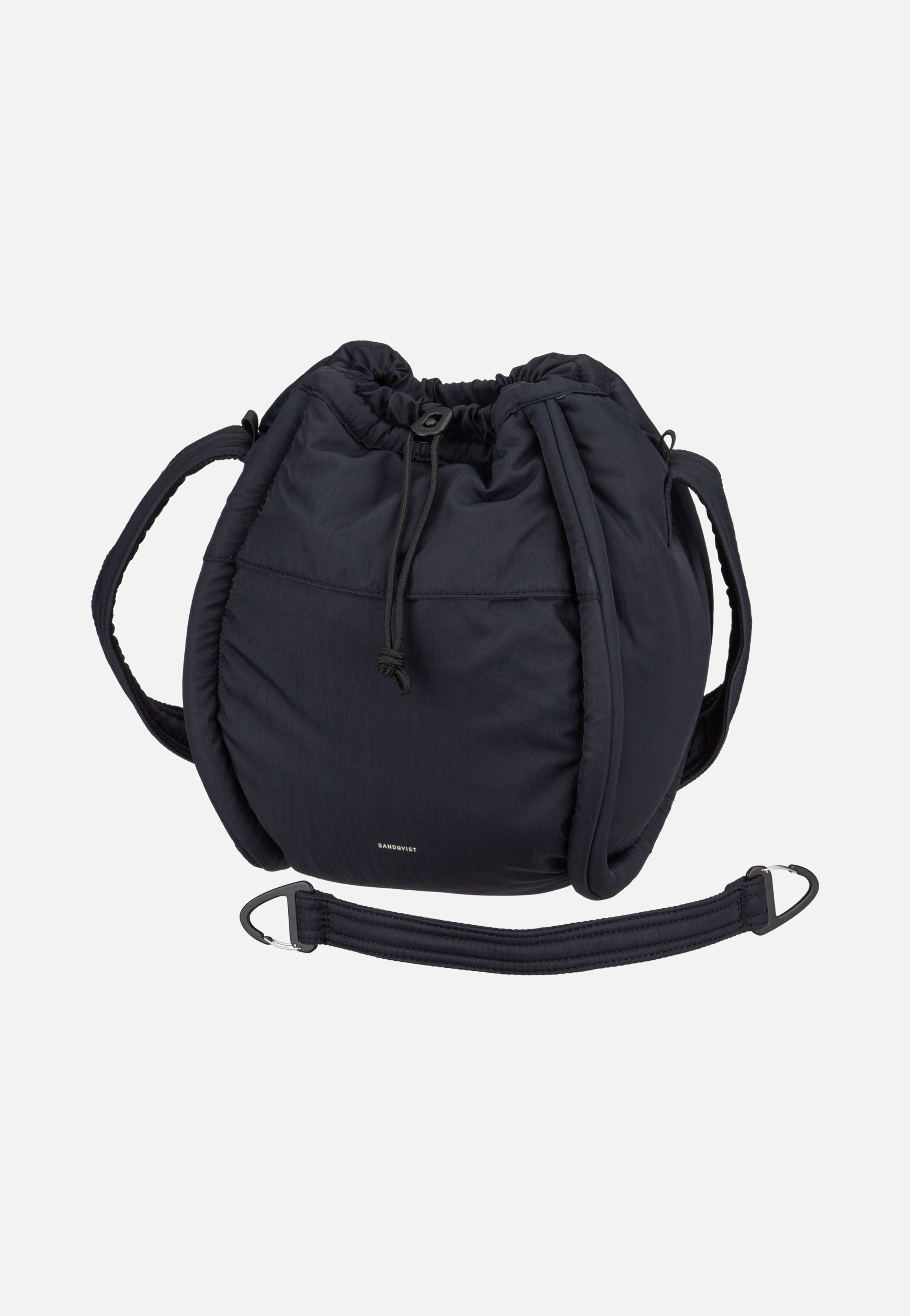 Sandqvist Curve Bucket Black Bucket Bag