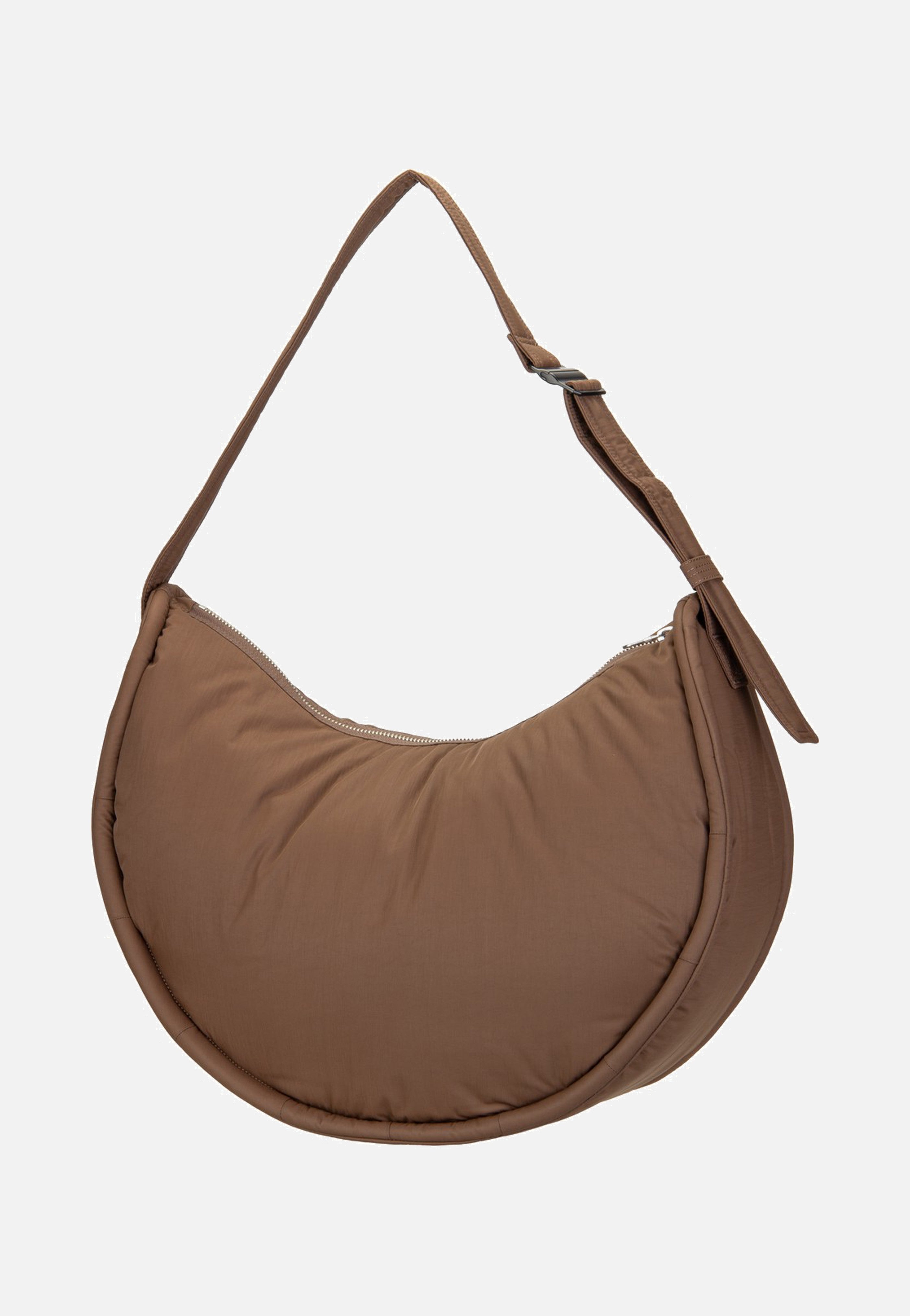 Sandqvist Curve Half Moon Dark Taupe Hobo Bag