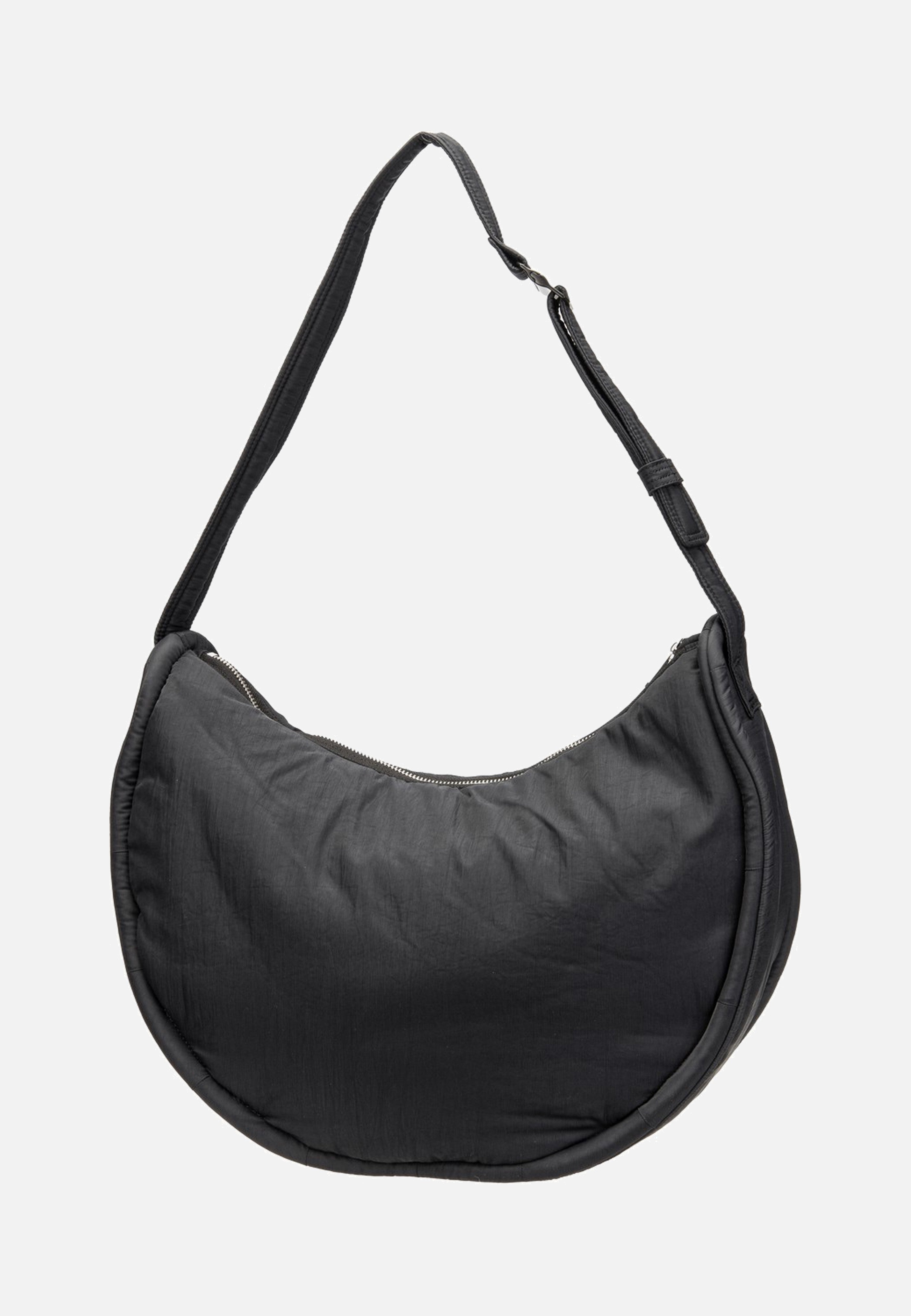 Sandqvist Curve Half Moon Black Hobo Bag