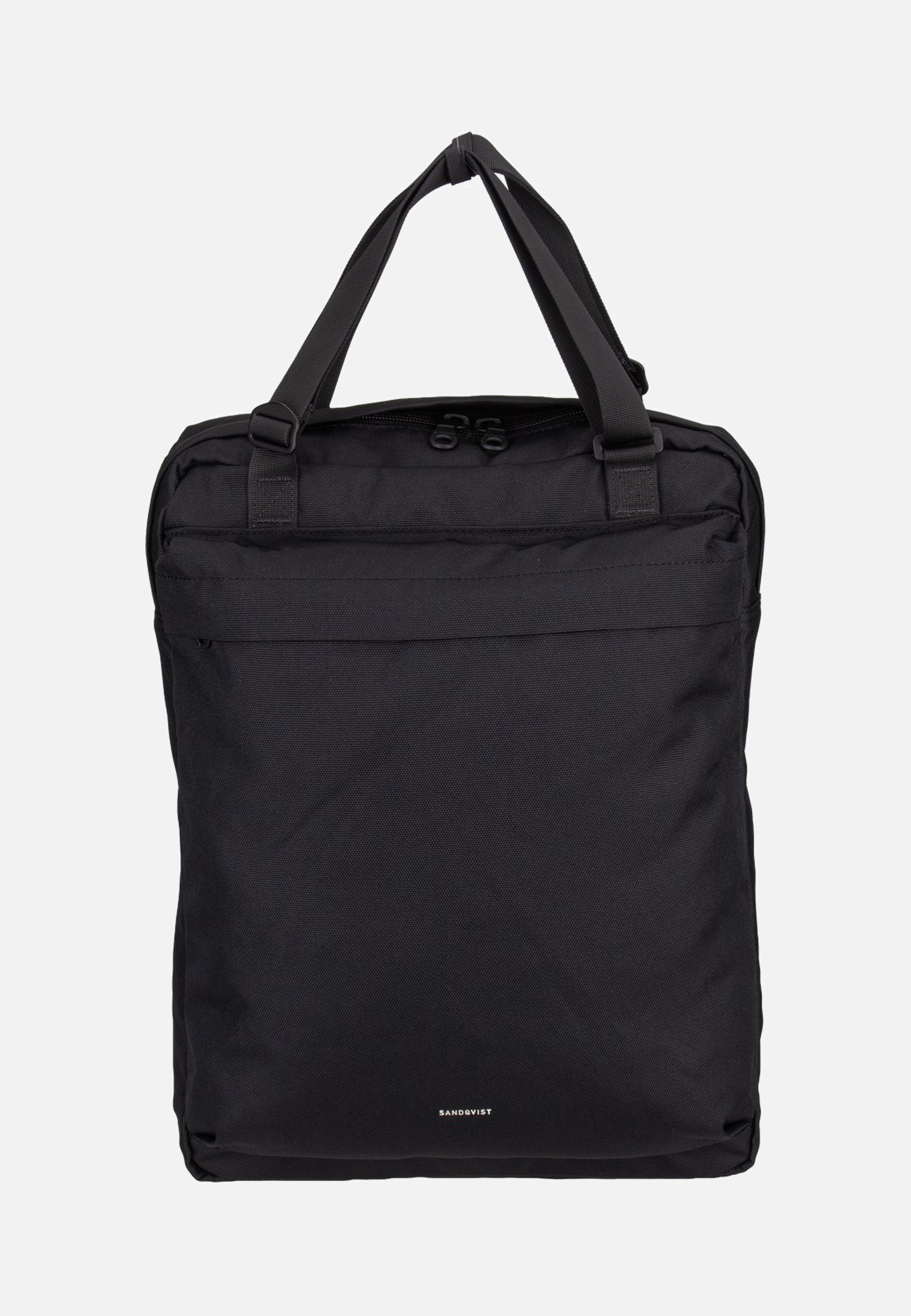 Sandqvist Go 2-Way Tote Black Backpack