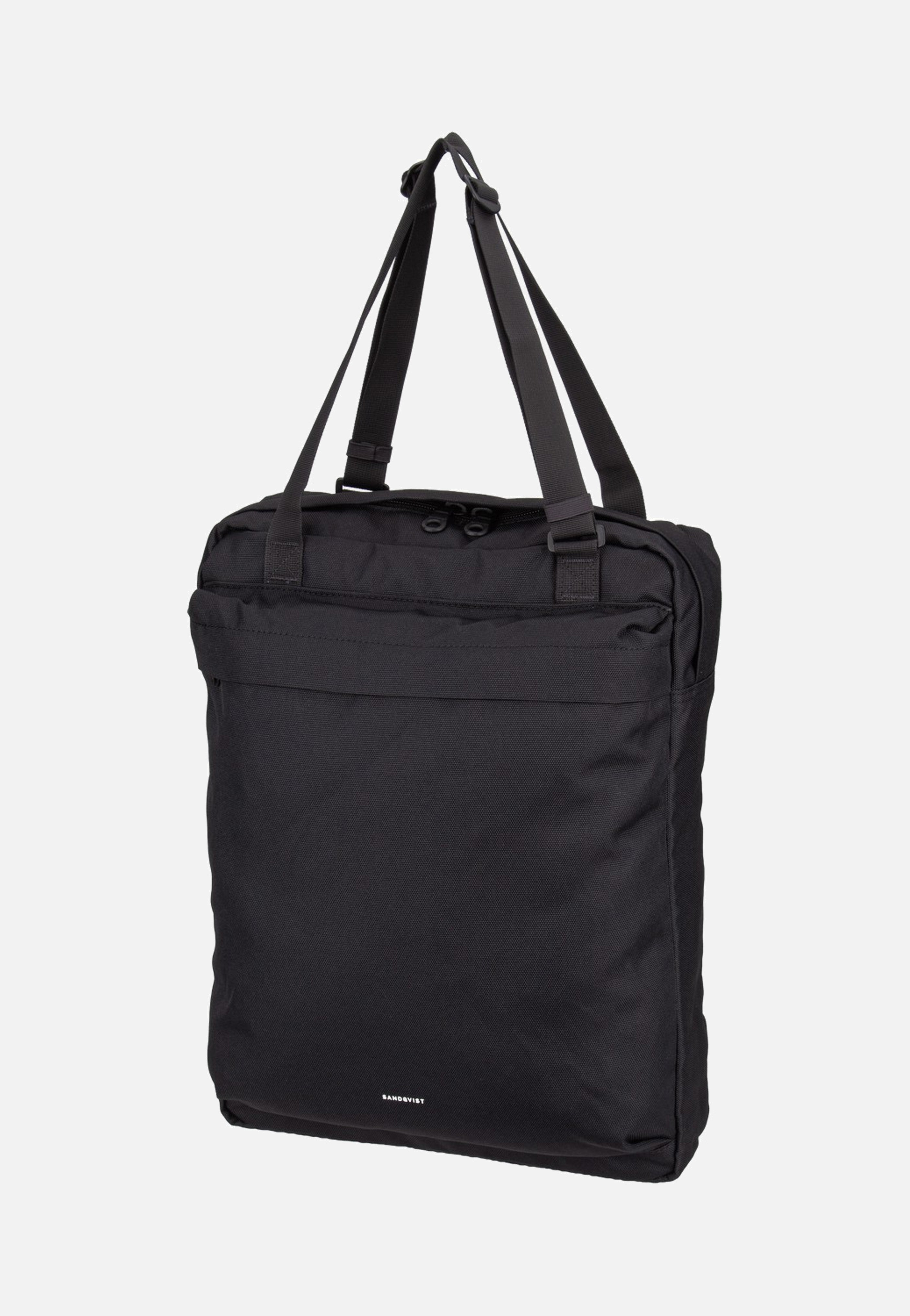 Sandqvist Go 2-Way Tote Black Backpack