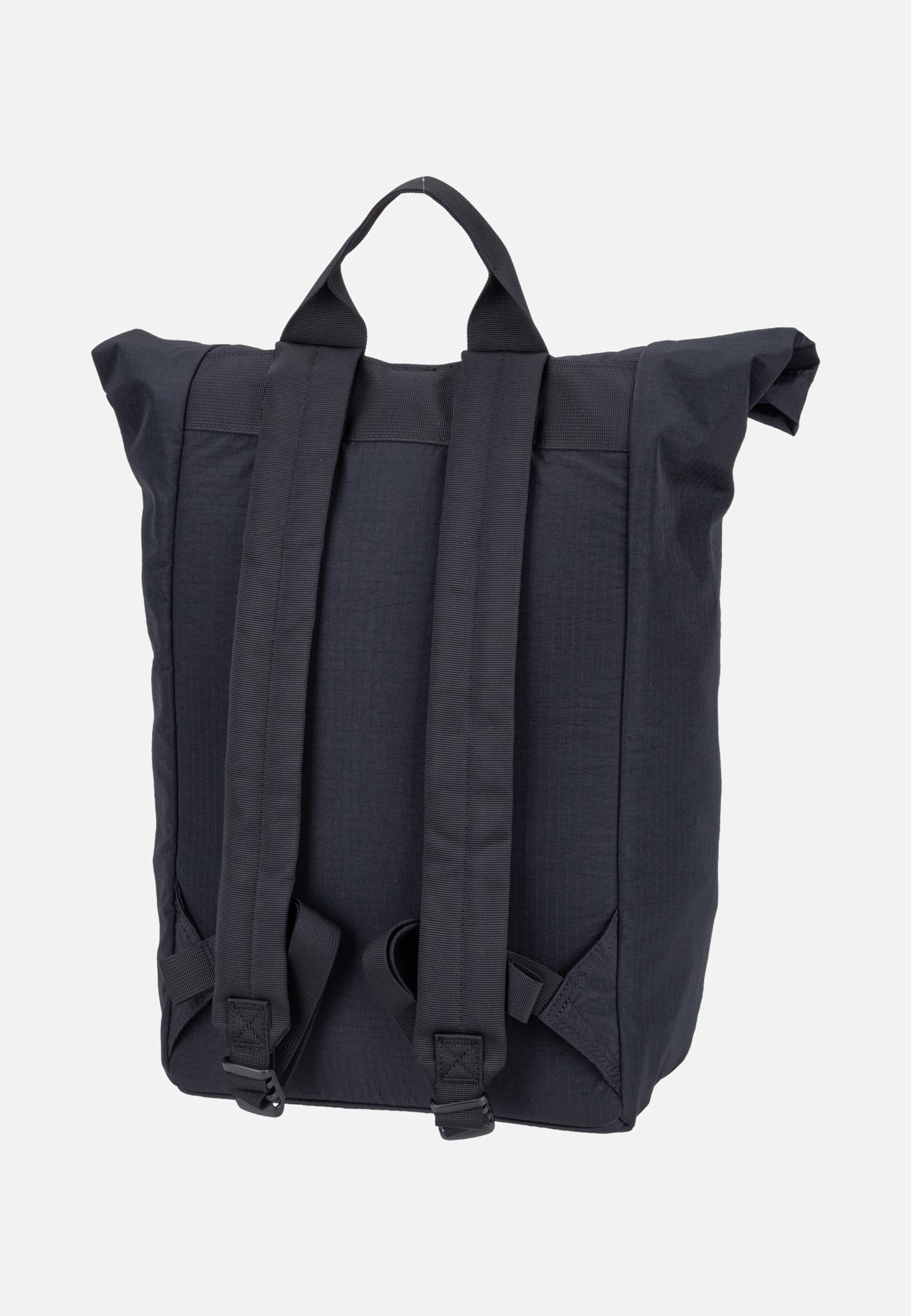 Sandqvist Grid Rolltop 16' Black Sac à dos à enroulement