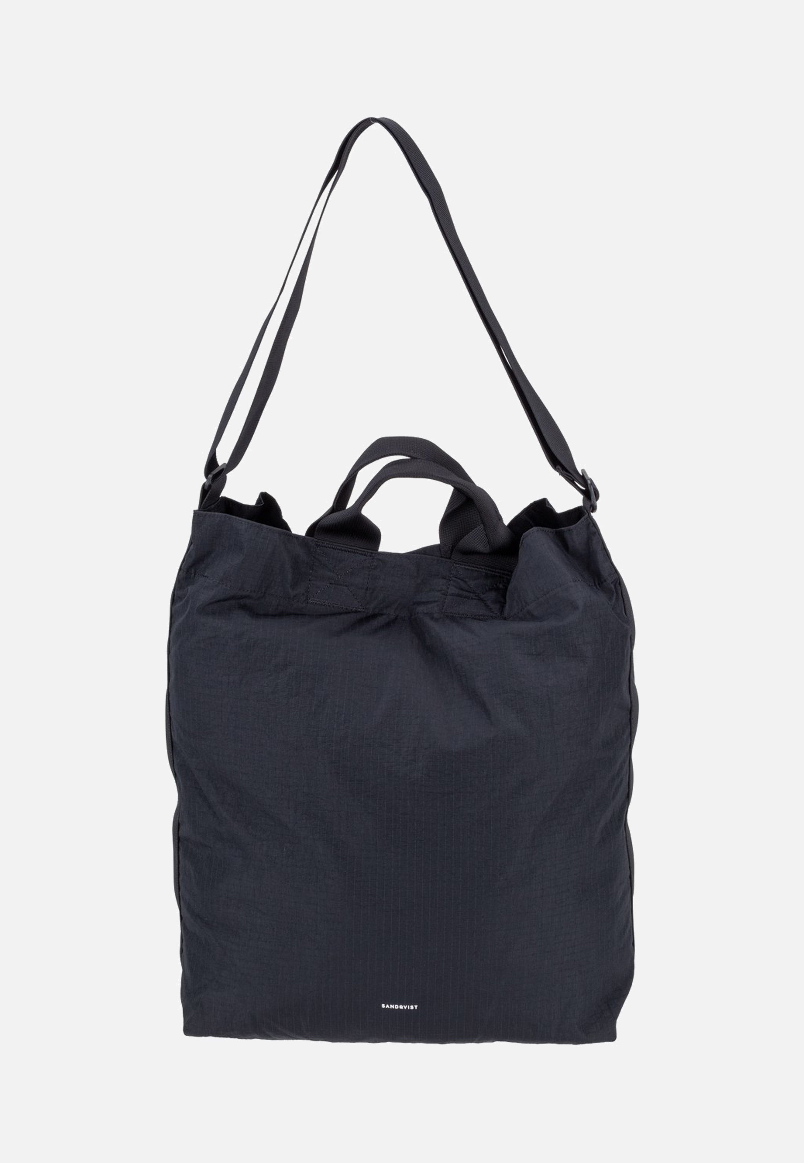 Sandqvist Grid Shoulder 904 Black Bolso Hobo