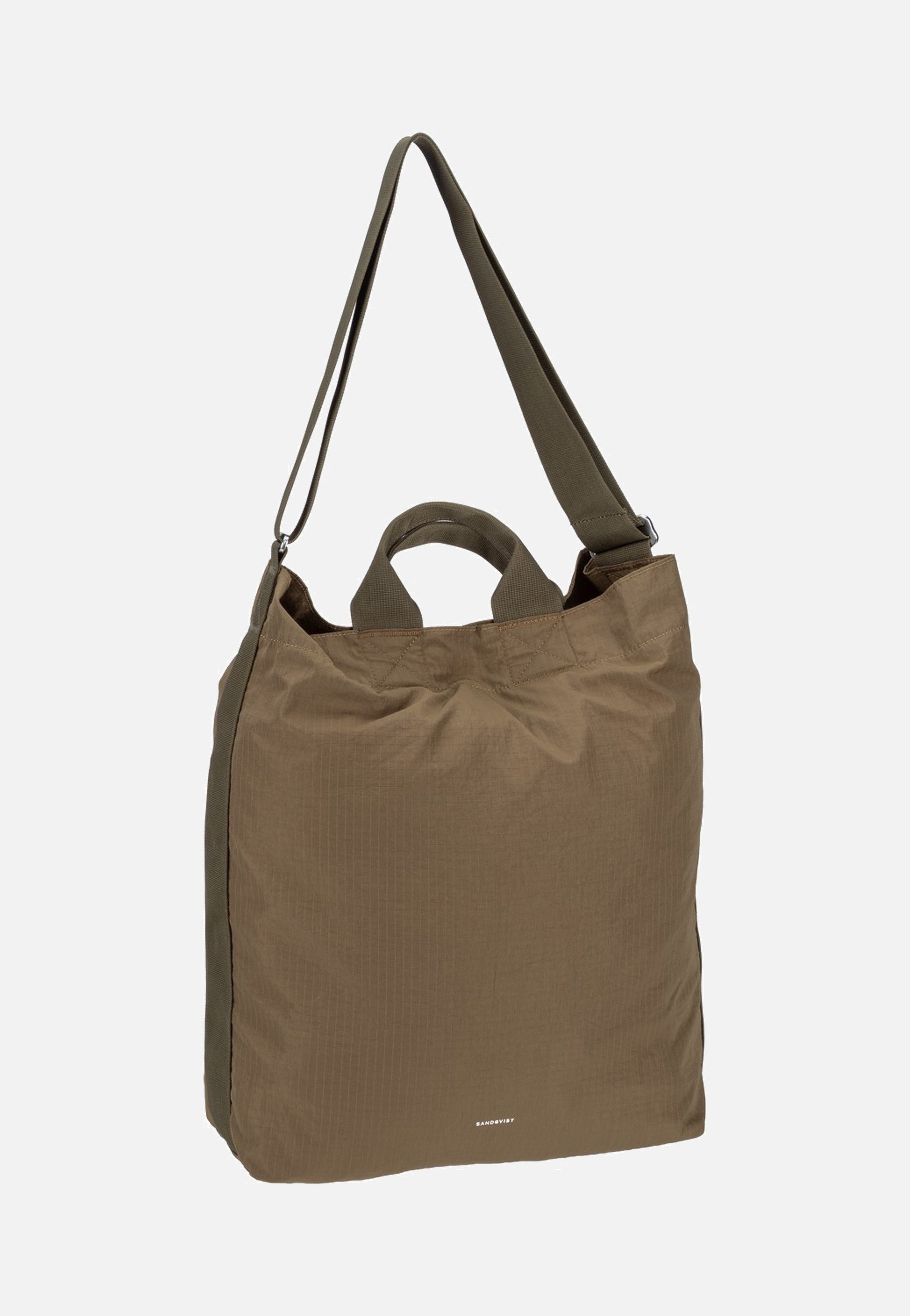 Sandqvist Grid Shoulder 904 Black Bolso Hobo