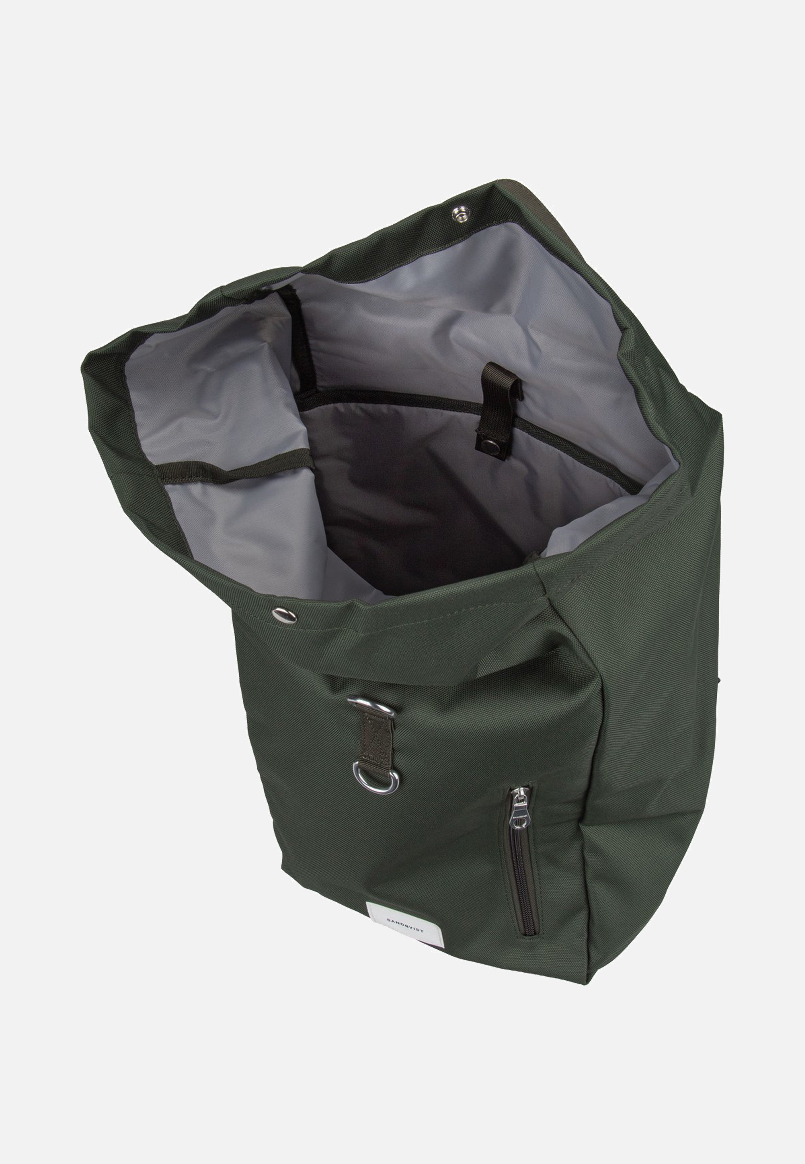 Sandqvist Ground L Dawn Green Rolltop Backpack