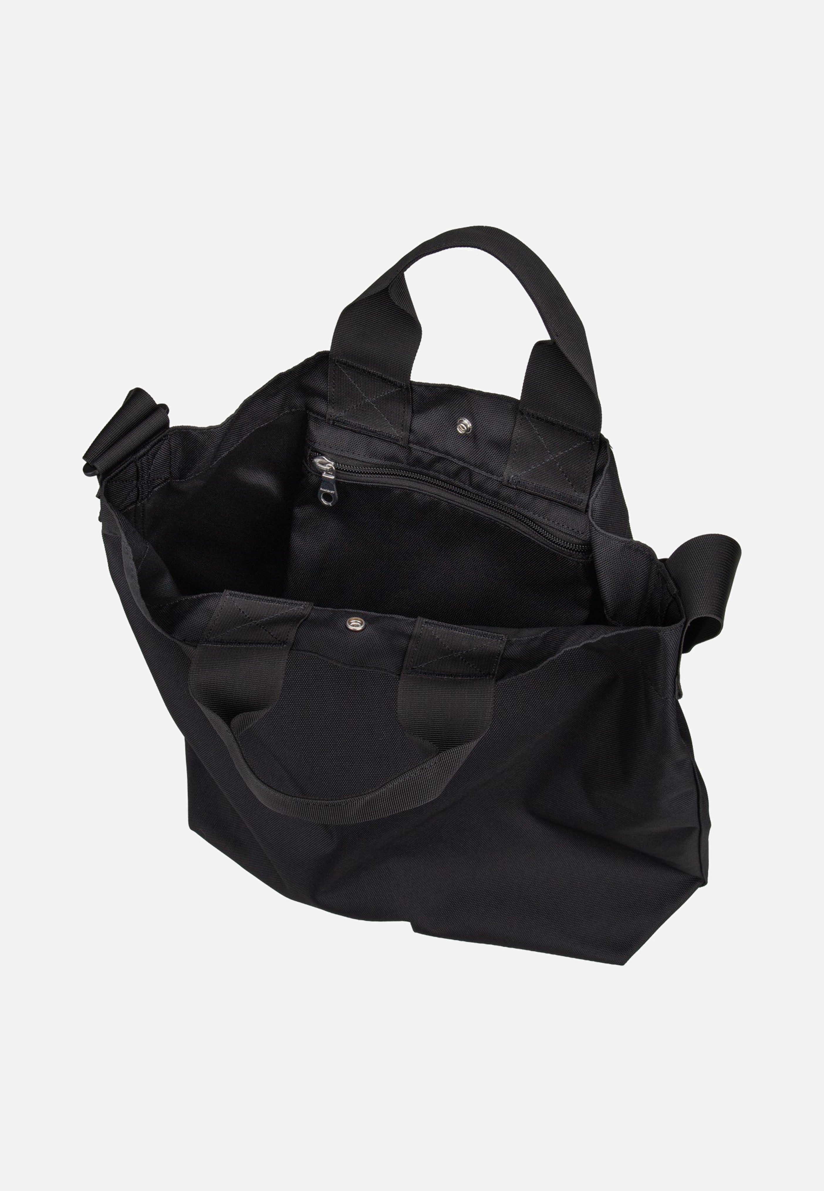Sandqvist Ground Shopper Black Hobo Bag