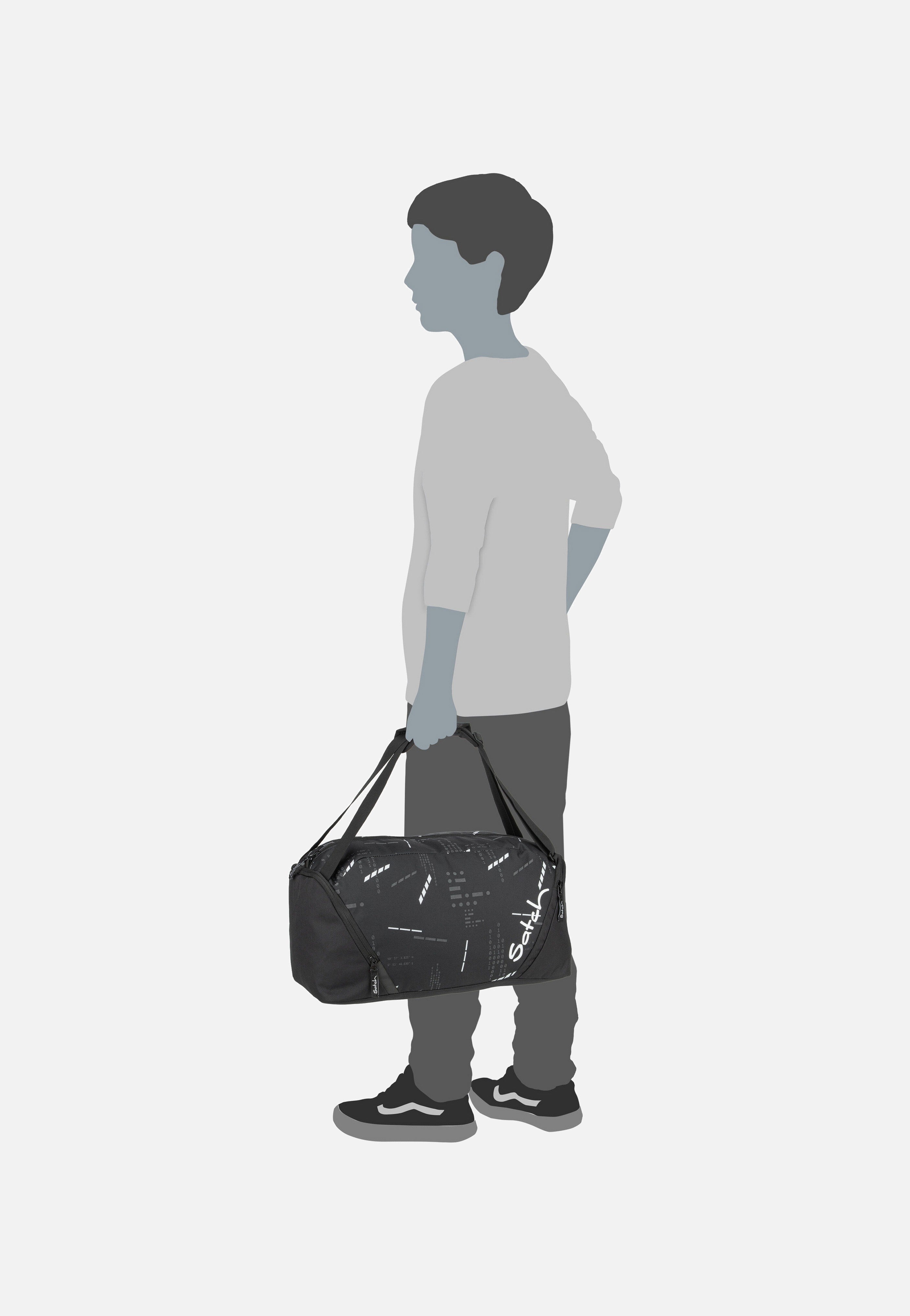 satch satch Sporttasche Reflective Ninja Matrix Dufflebag