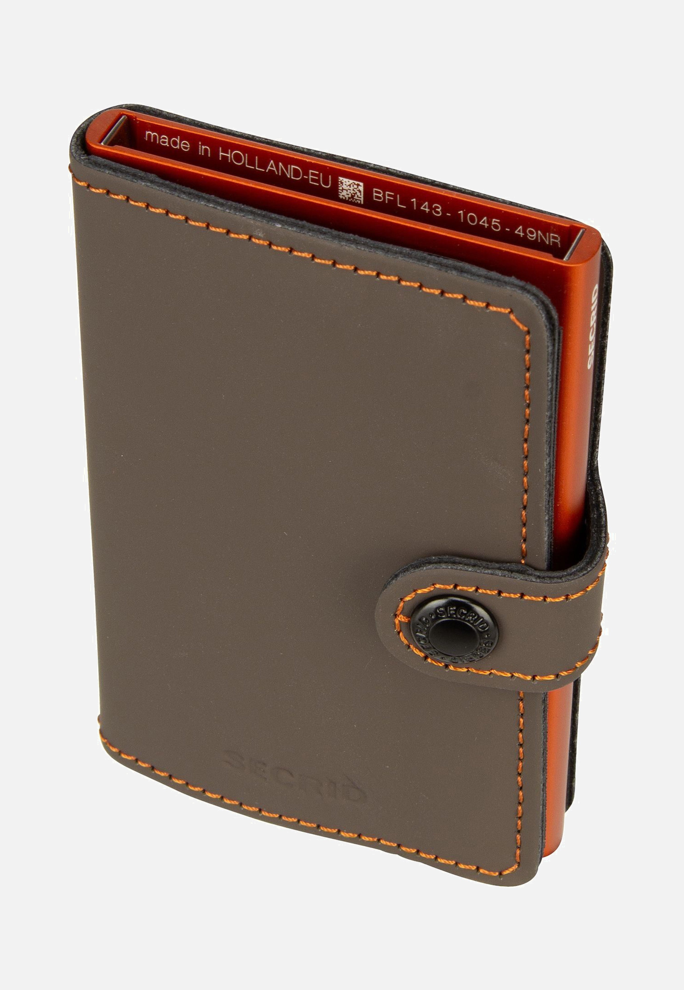 Secrid Miniwallet Matte Truffle-Orange Wallet