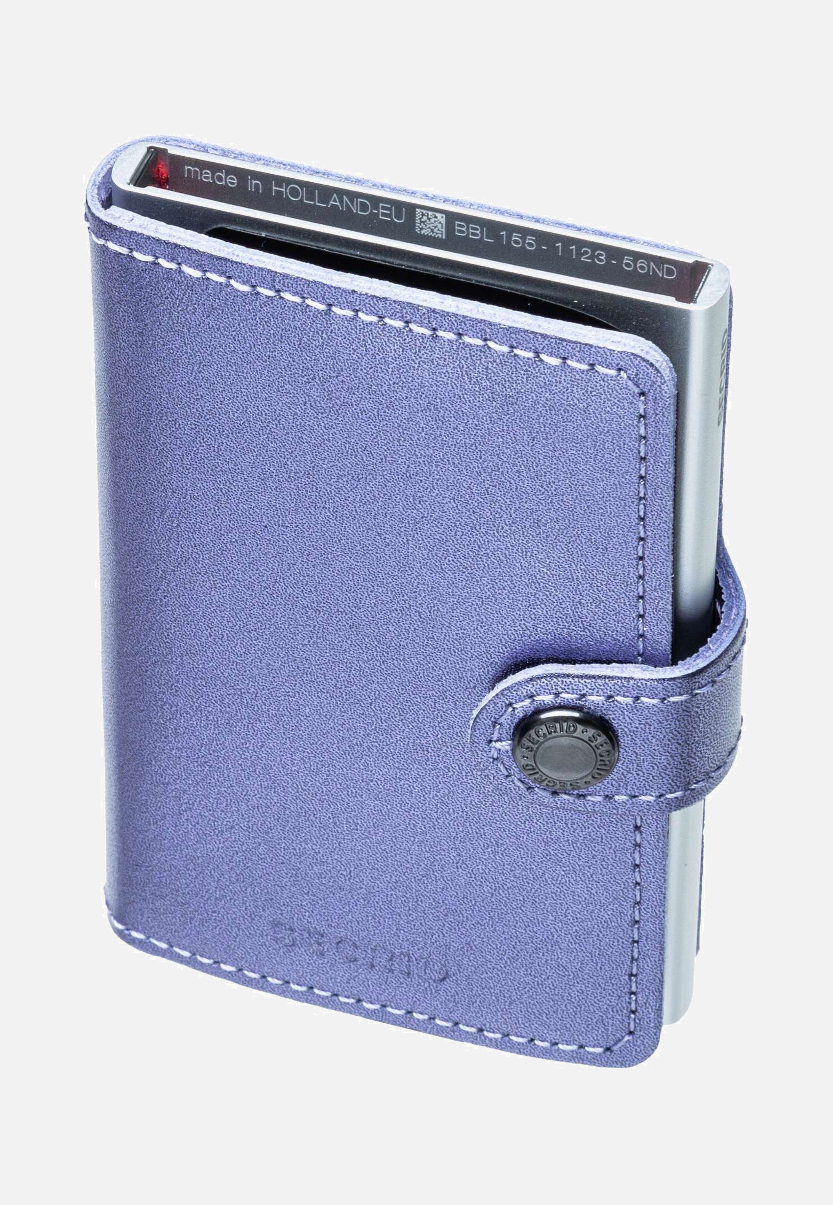 Secrid Miniwallet Metallic Metallic Lila-Silver Wallet