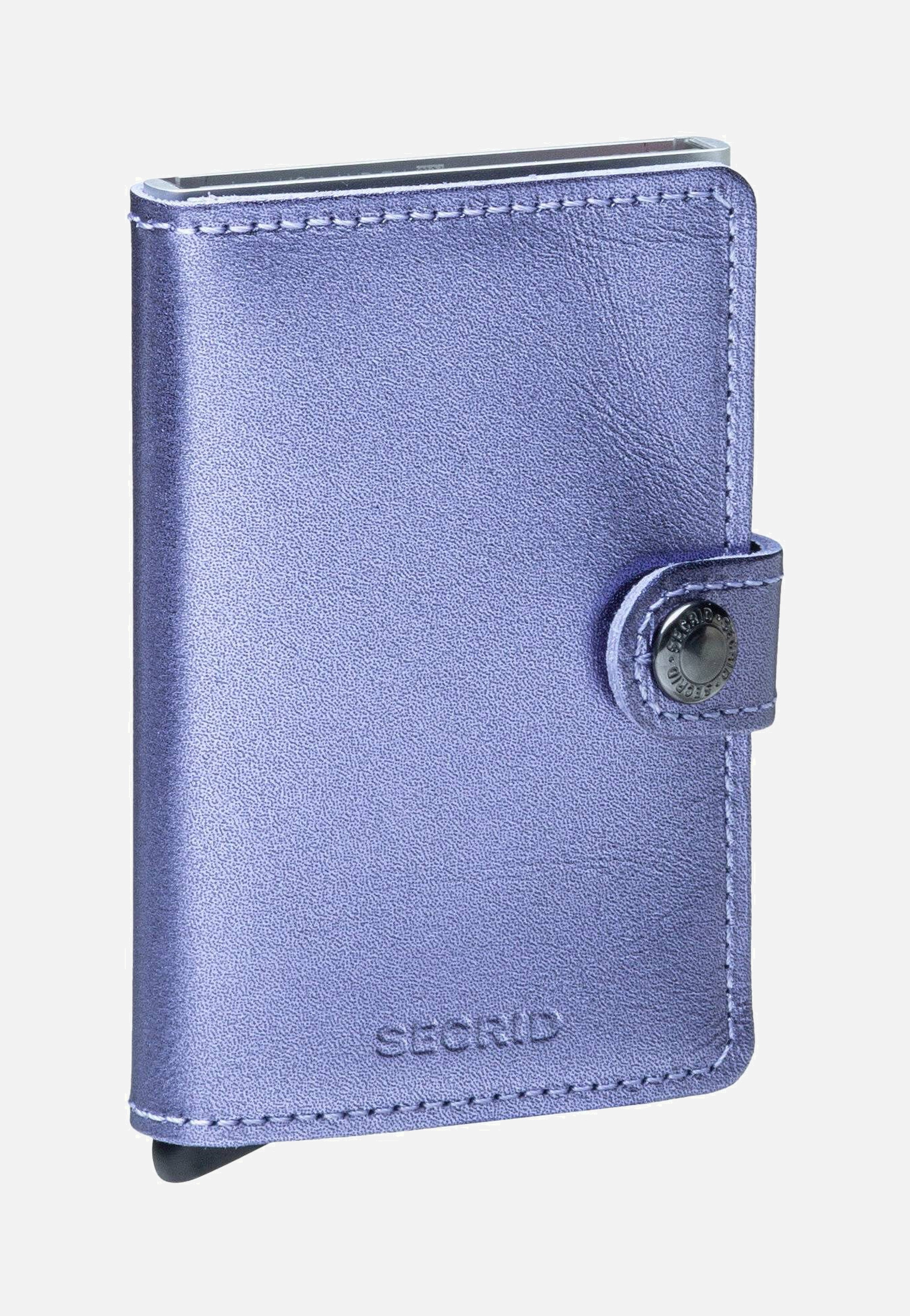 Secrid Miniwallet Metallic Metallic Lila-Silver Wallet