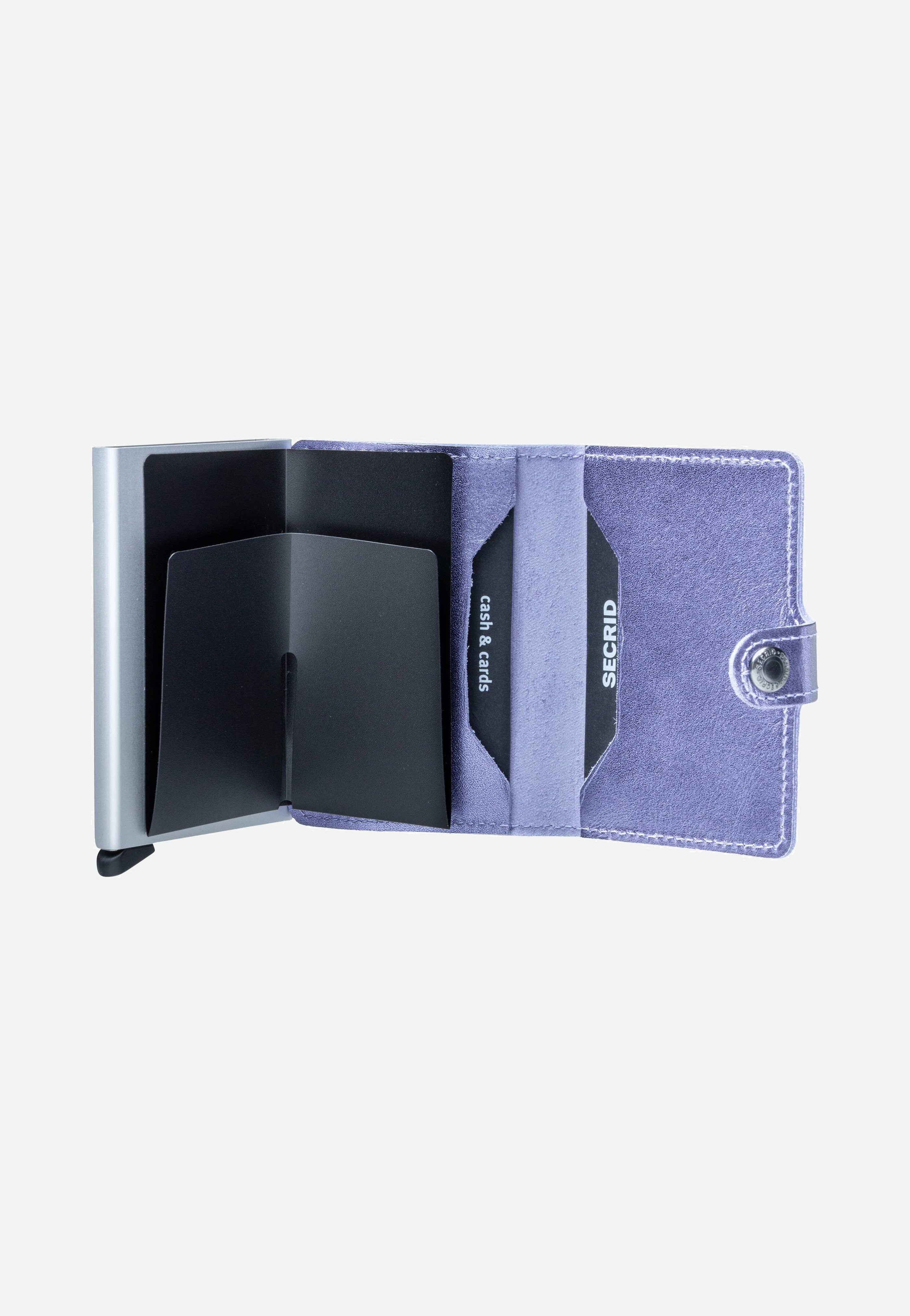 Secrid Miniwallet Metallic Metallic Lila-Silver Wallet