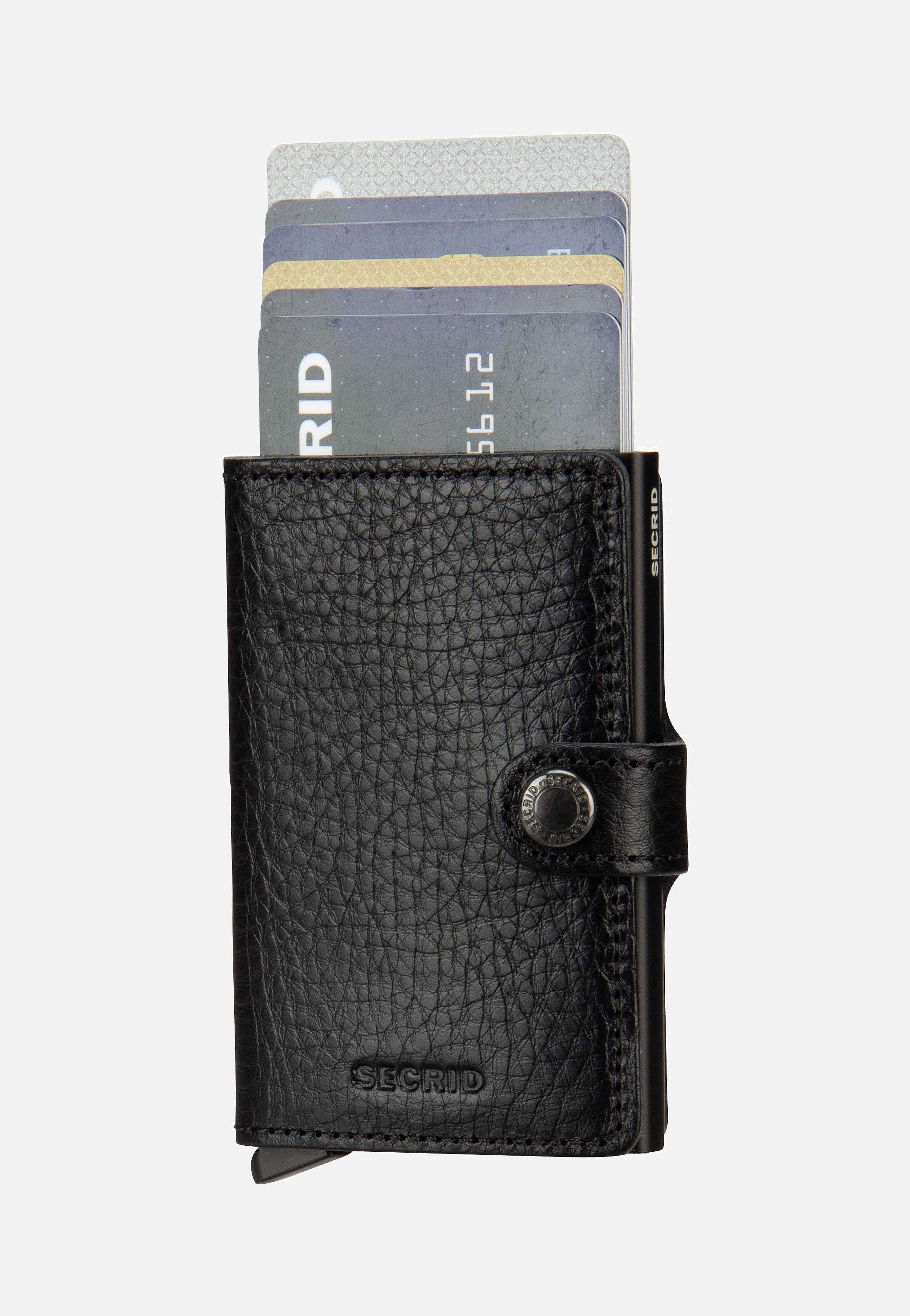 Secrid Miniwallet Veg Tanned Black-Black Wallet