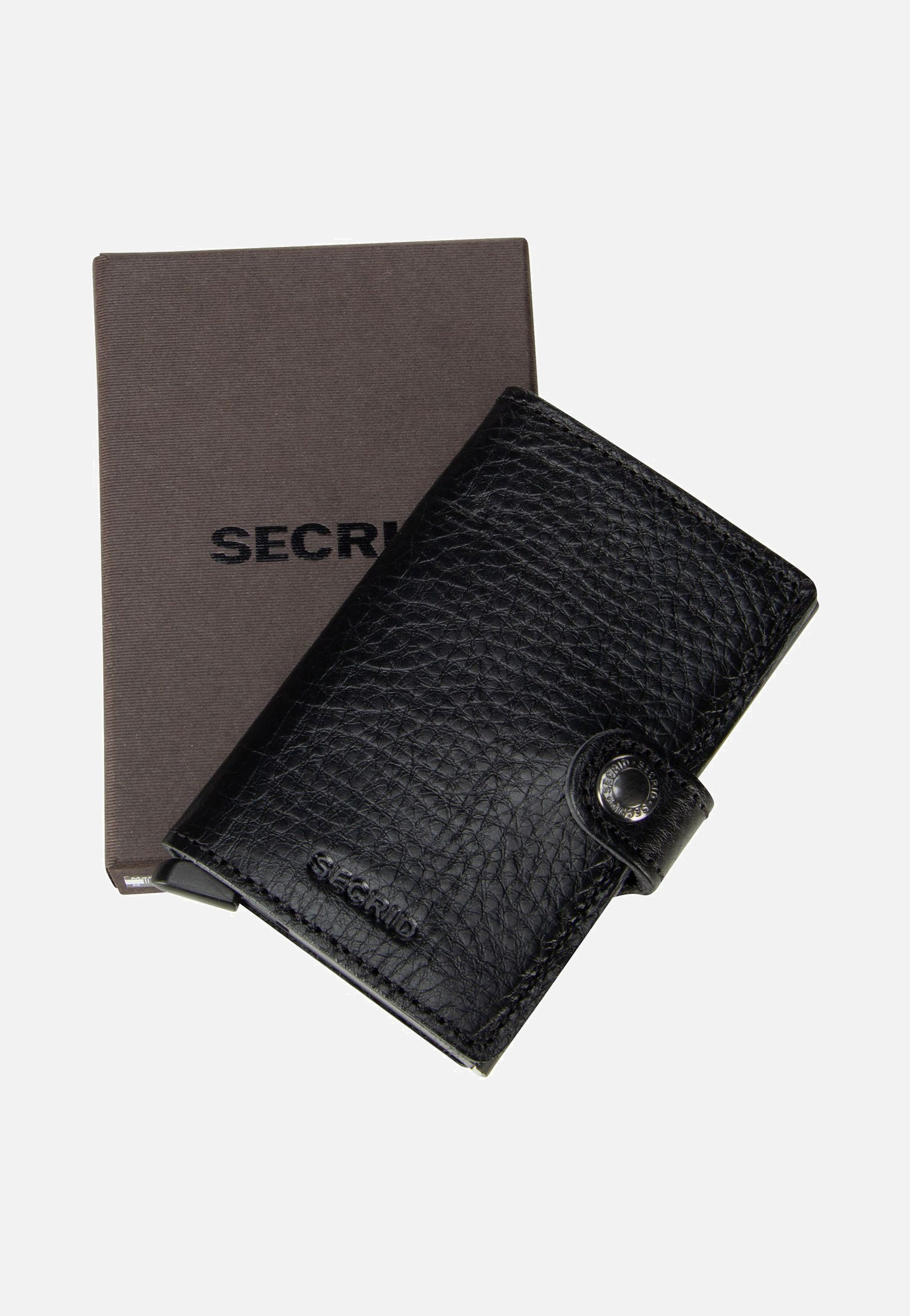 Secrid Miniwallet Veg Tanned Black-Black Wallet
