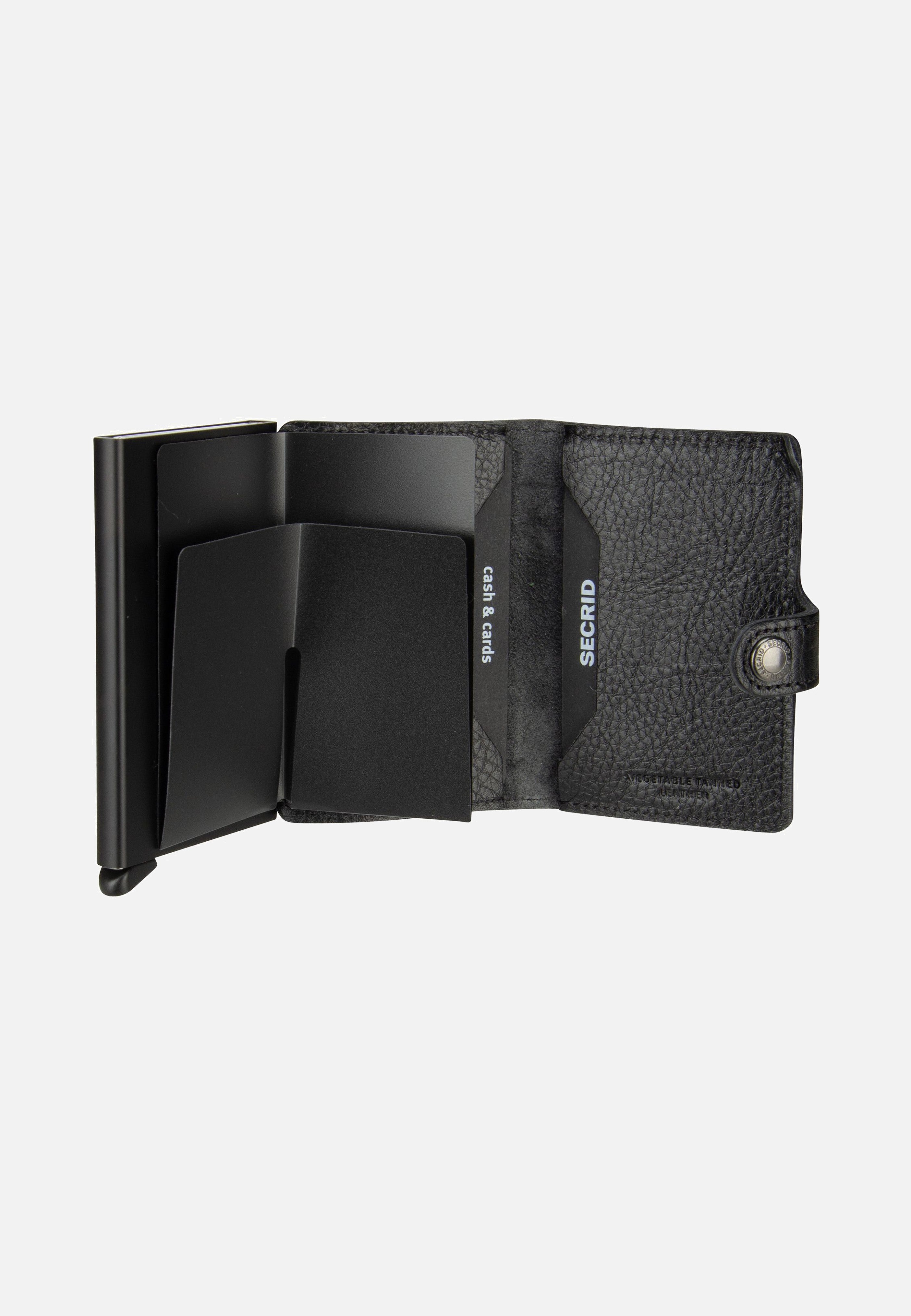 Secrid Miniwallet Veg Tanned Black-Black Wallet