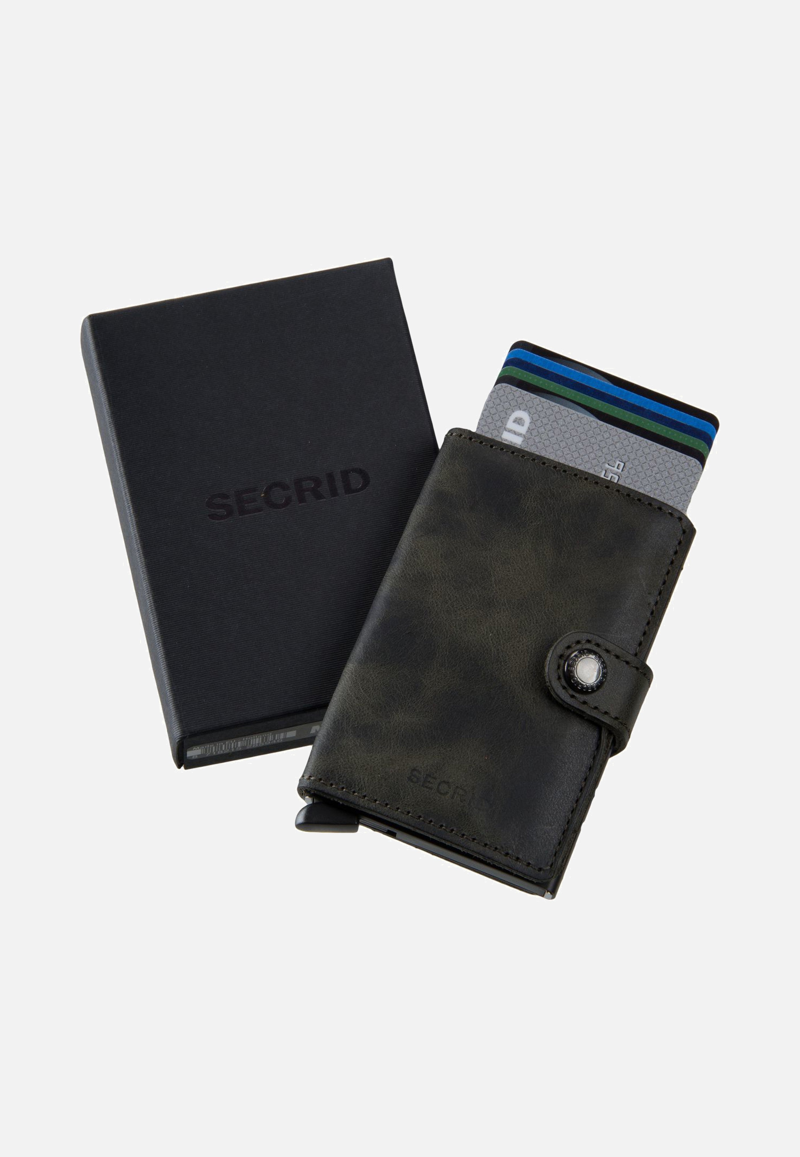 Secrid Miniwallet Vintage Olive-Black Wallet