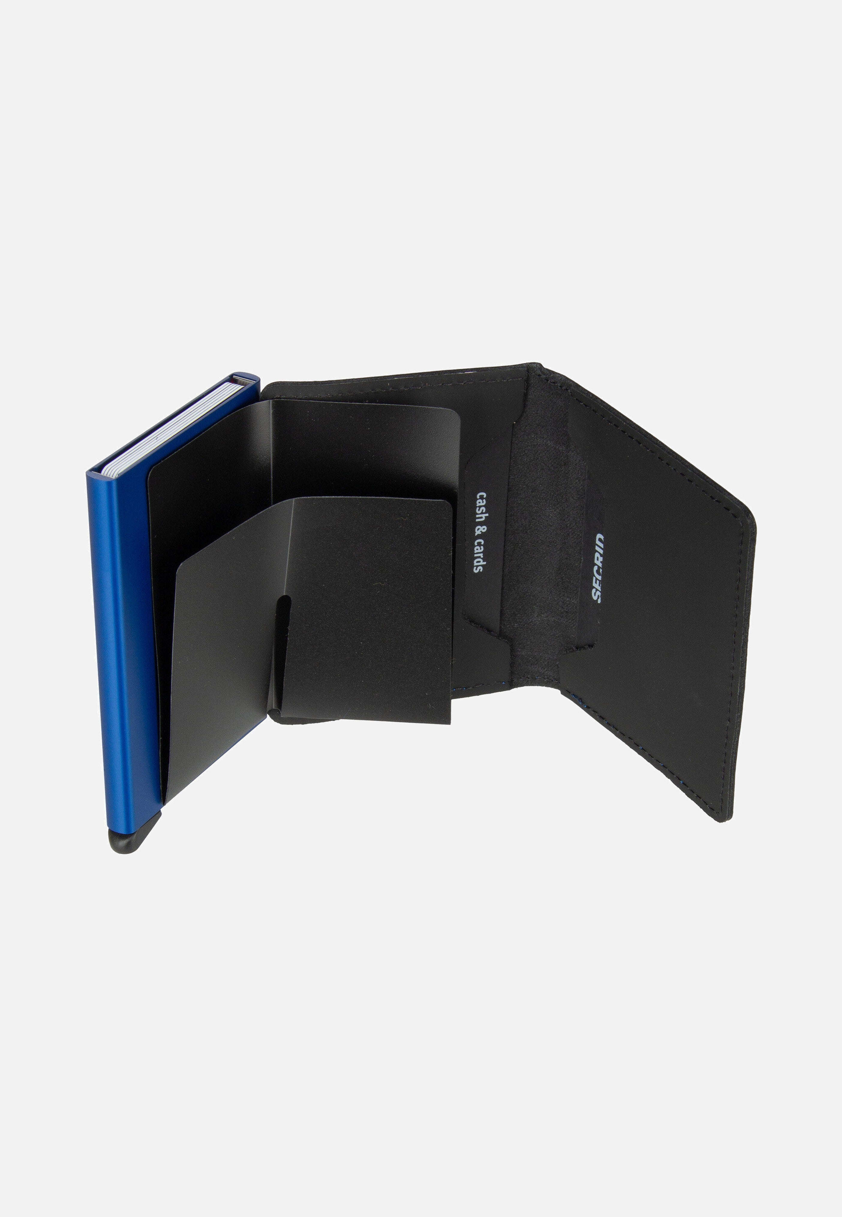 Secrid - Slimwallet Matte Black & Blue - Wallet | Neutral-Image
