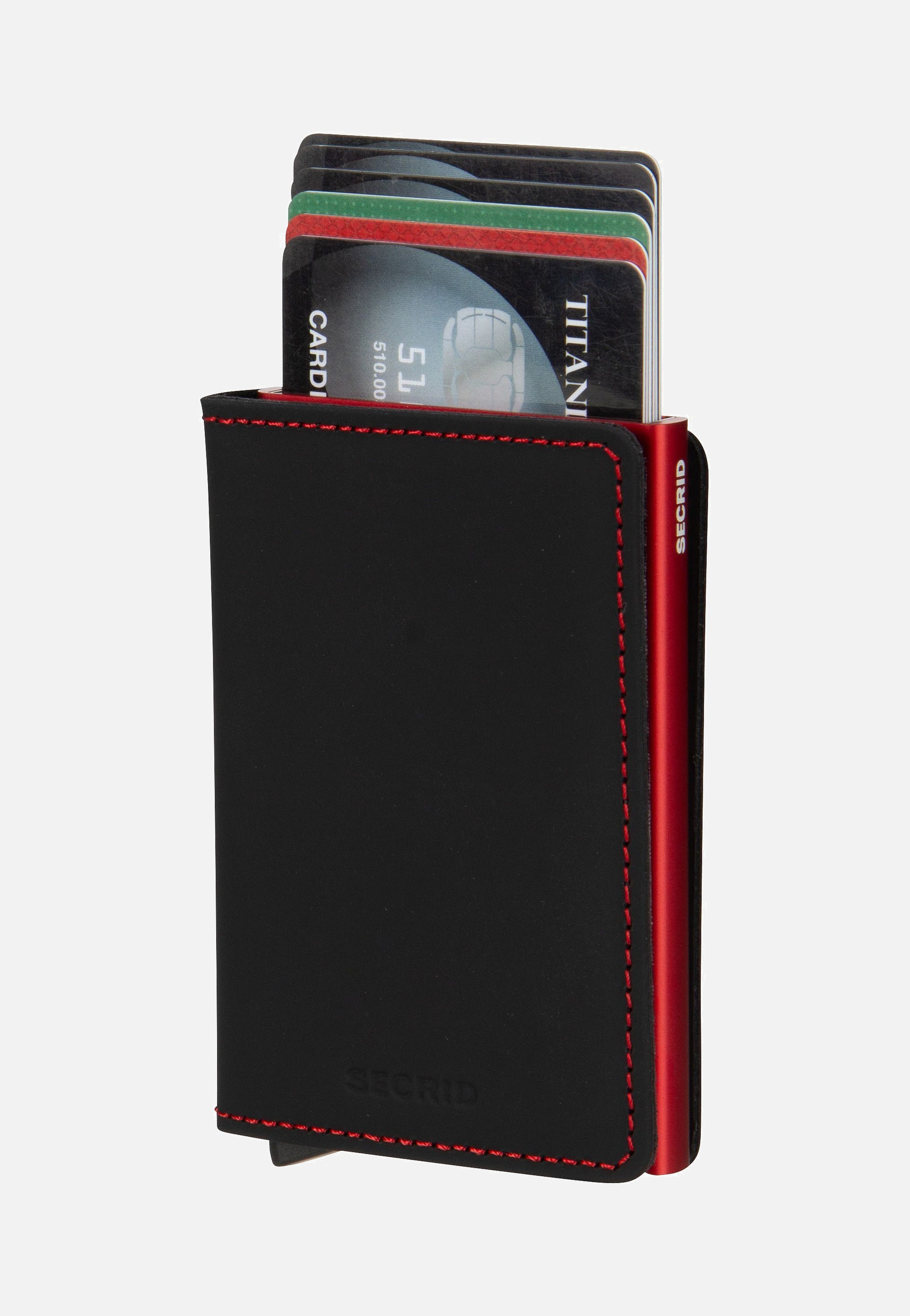 Secrid - Slimwallet Matte Black & Red - Wallet | Neutral-Image