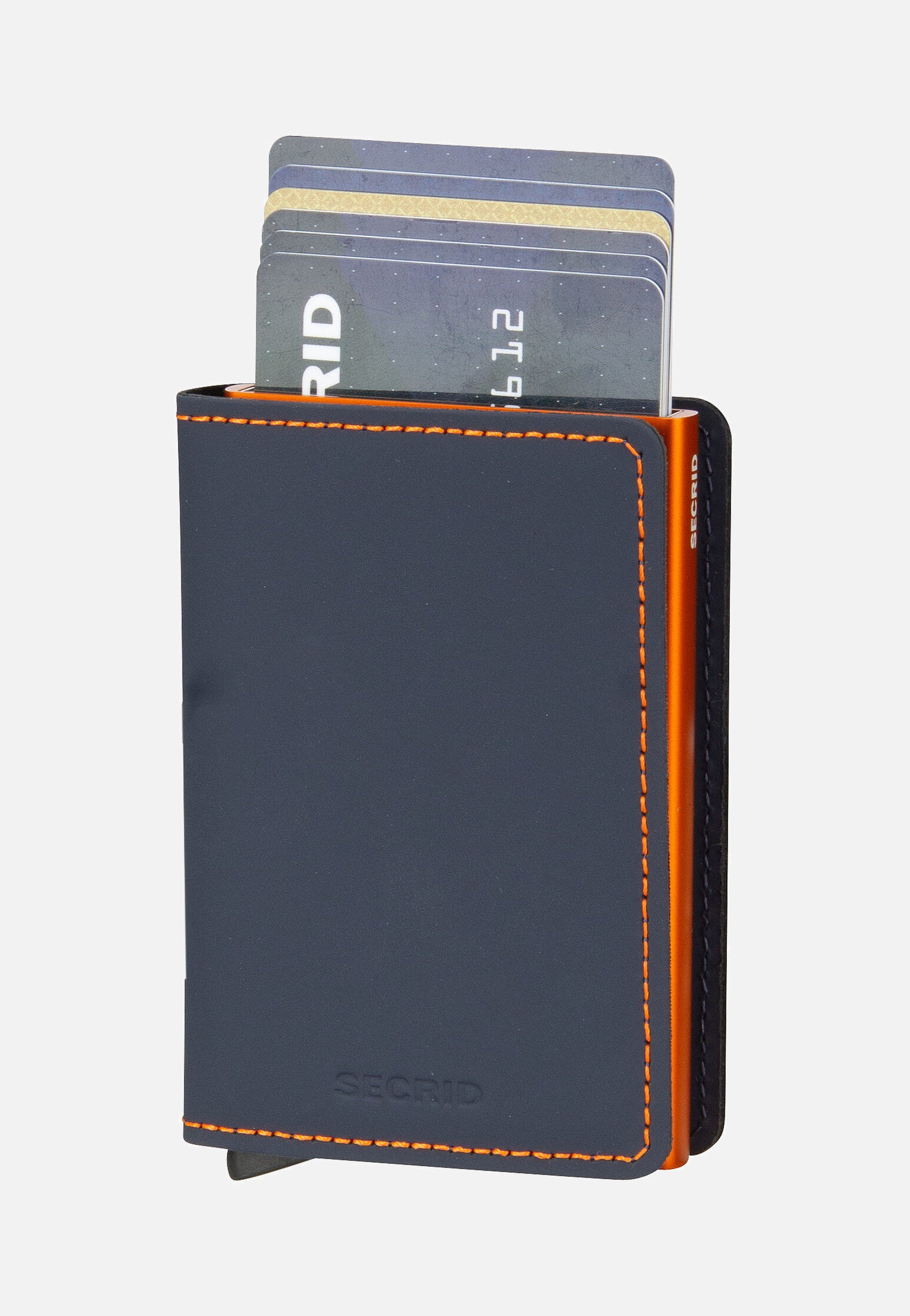 Secrid - Slimwallet Matte Night Blue-Orange - Wallet | Neutral-Image