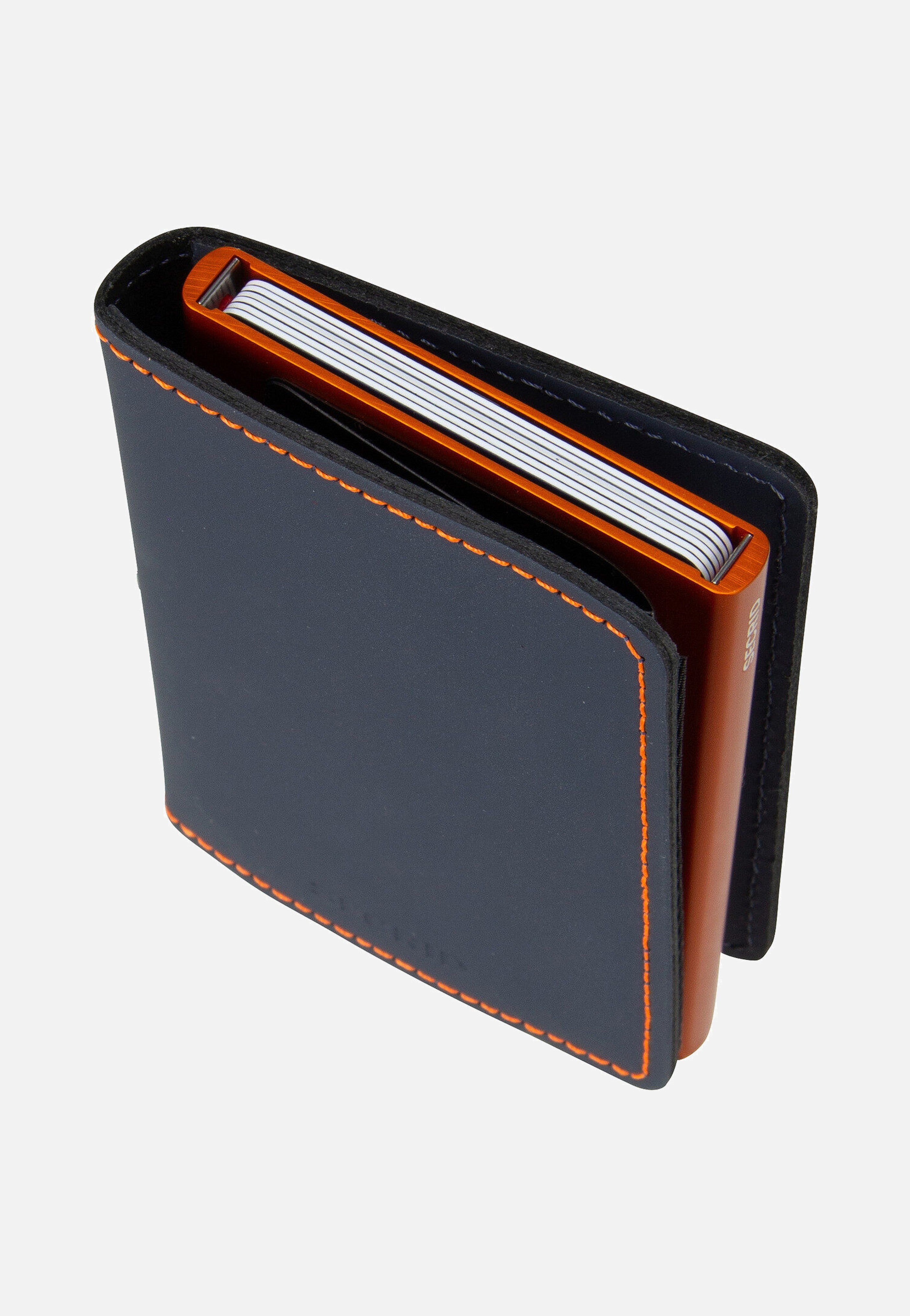 Secrid - Slimwallet Matte Night Blue-Orange - Wallet | Neutral-Image