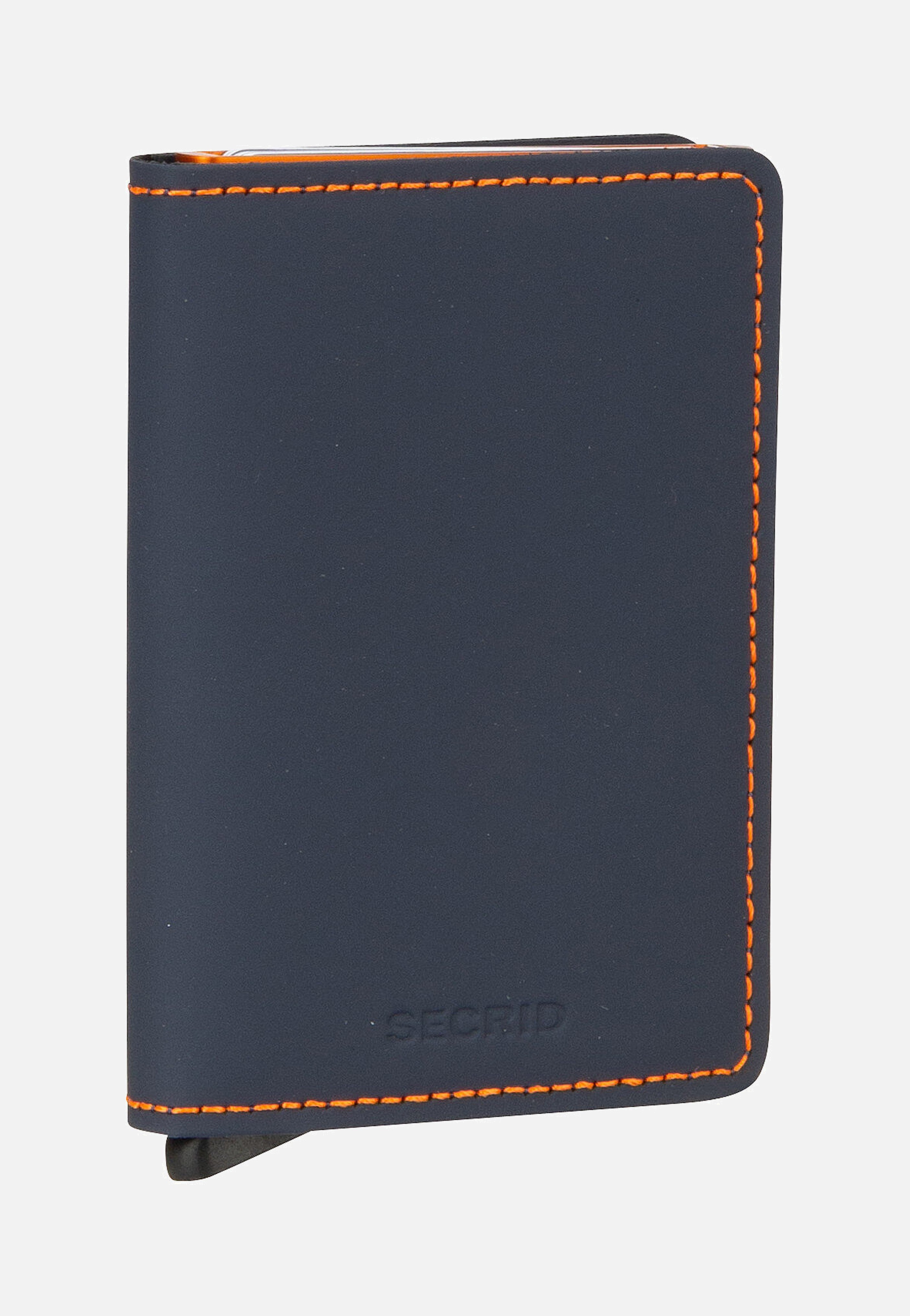 Secrid - Slimwallet Matte Night Blue-Orange - Wallet | Neutral-Image