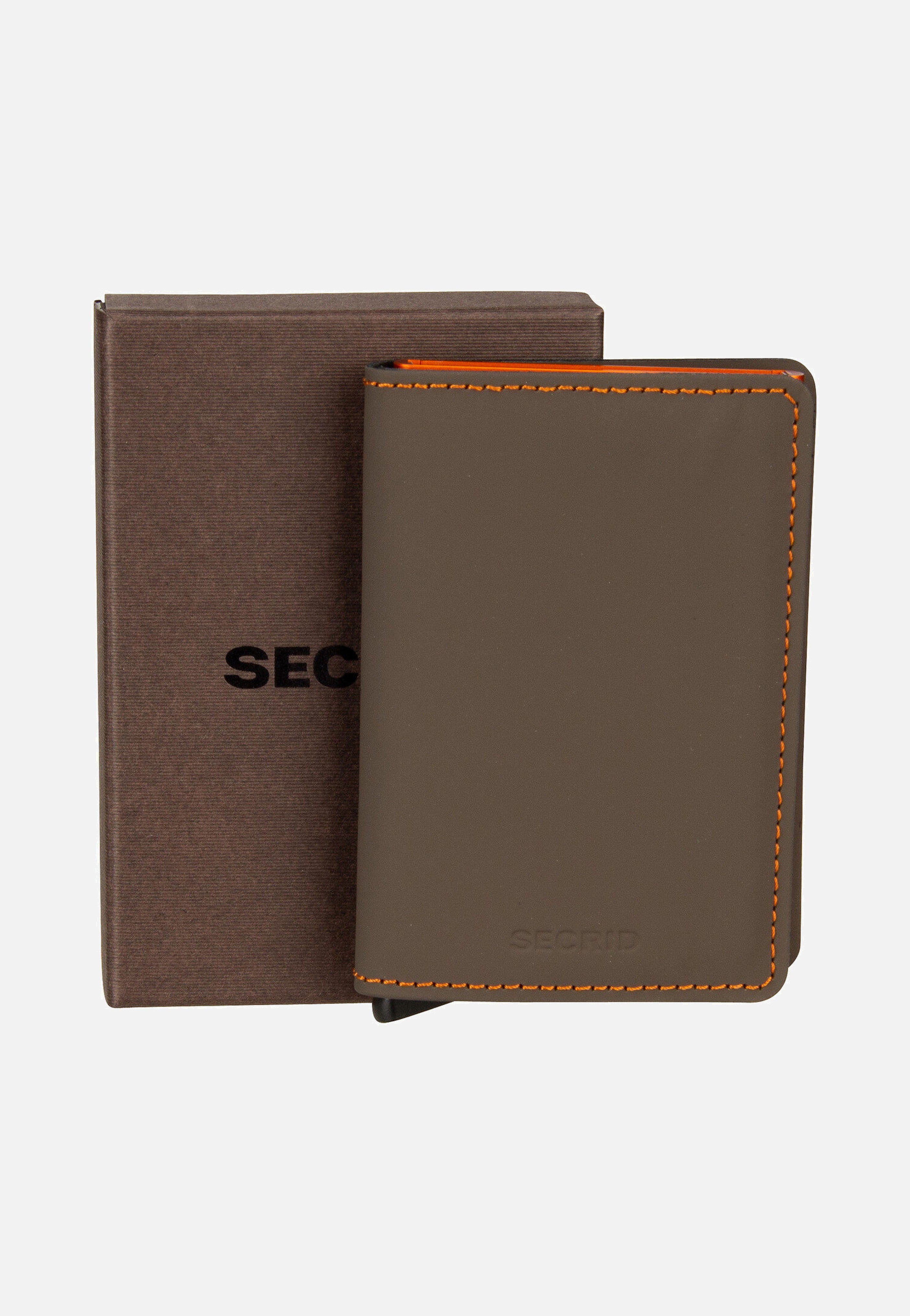 Secrid Slimwallet Matte Truffle-Orange Wallet