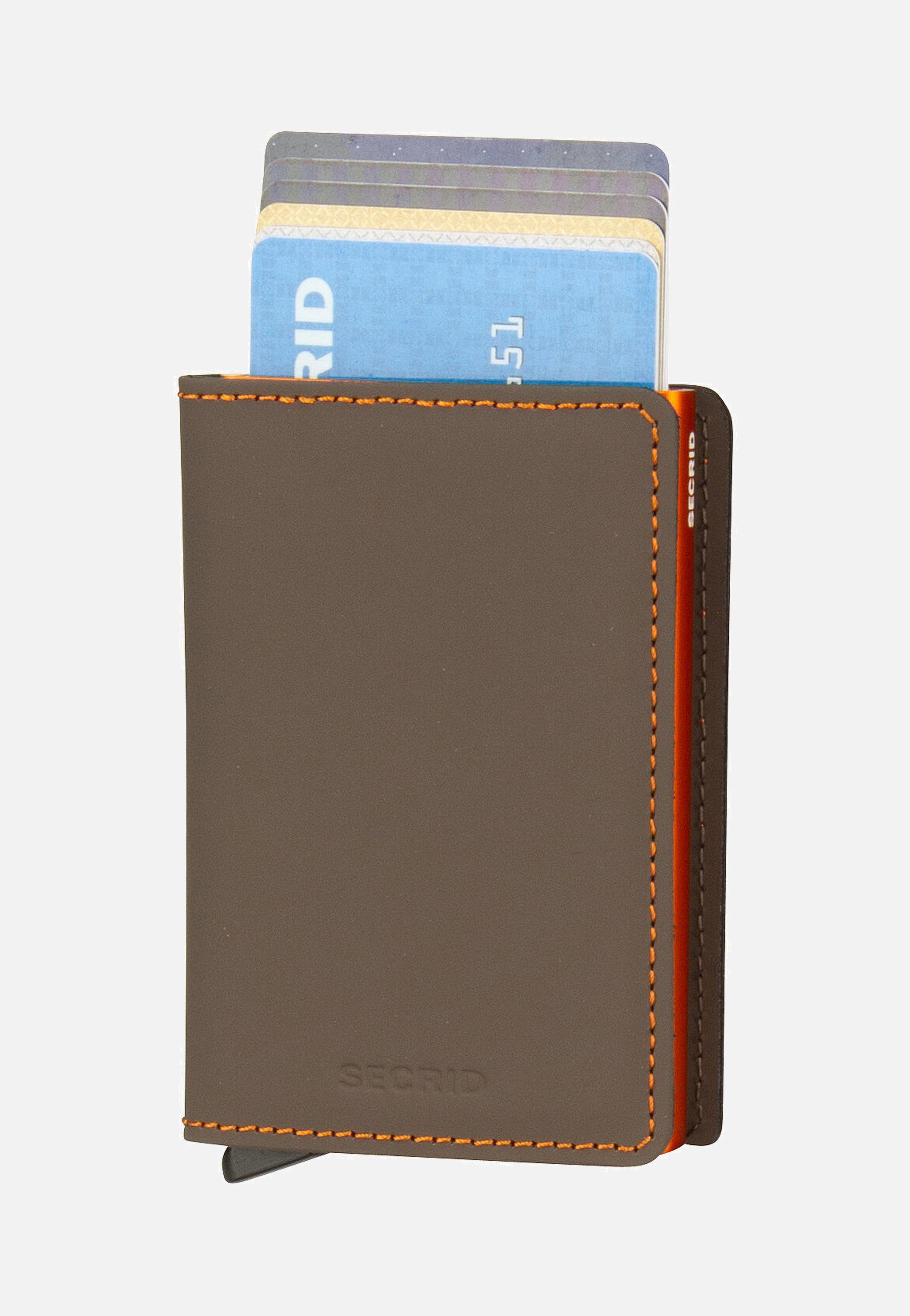 Secrid Slimwallet Matte Truffle-Orange Wallet