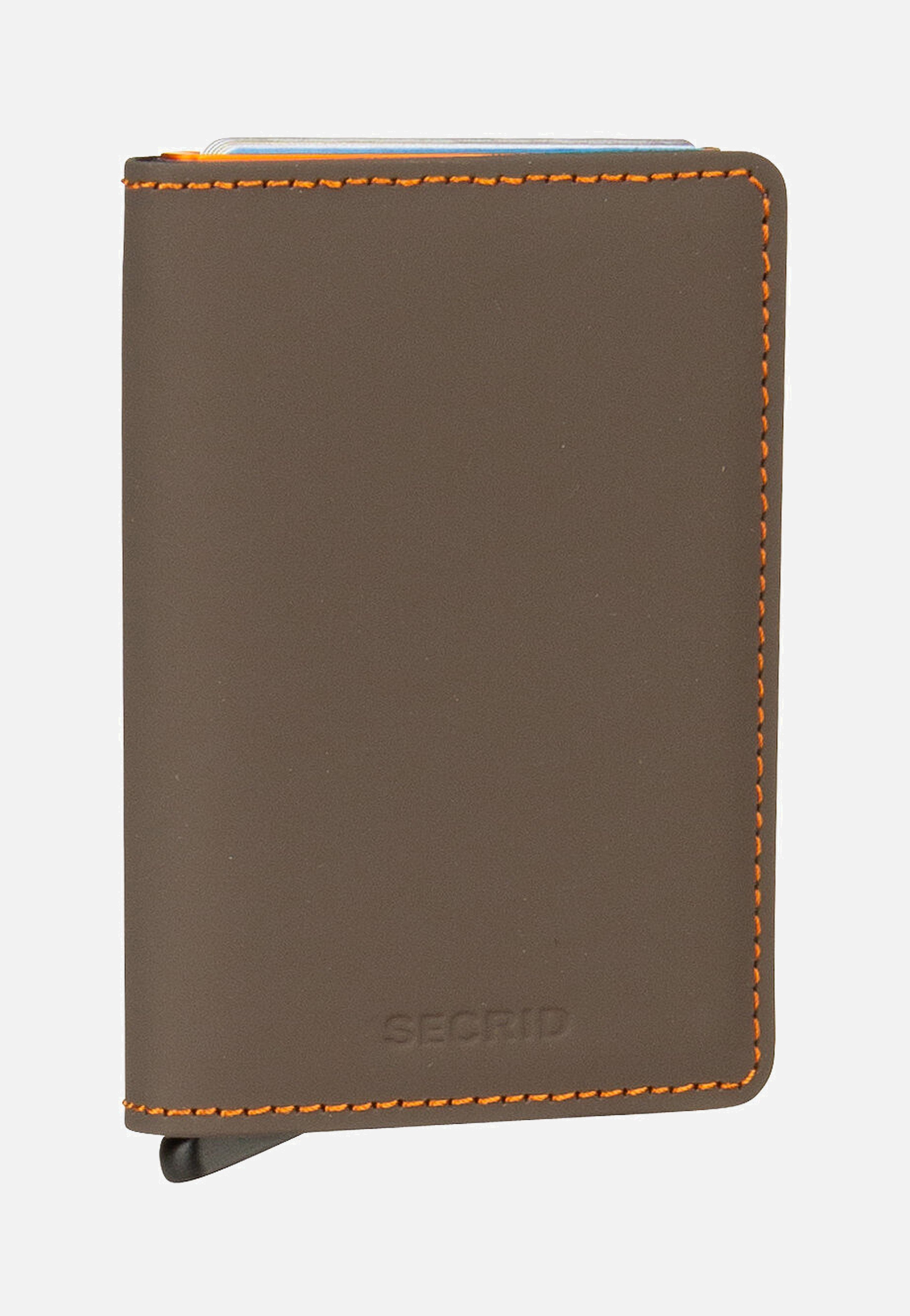 Secrid Slimwallet Matte Truffle-Orange Wallet