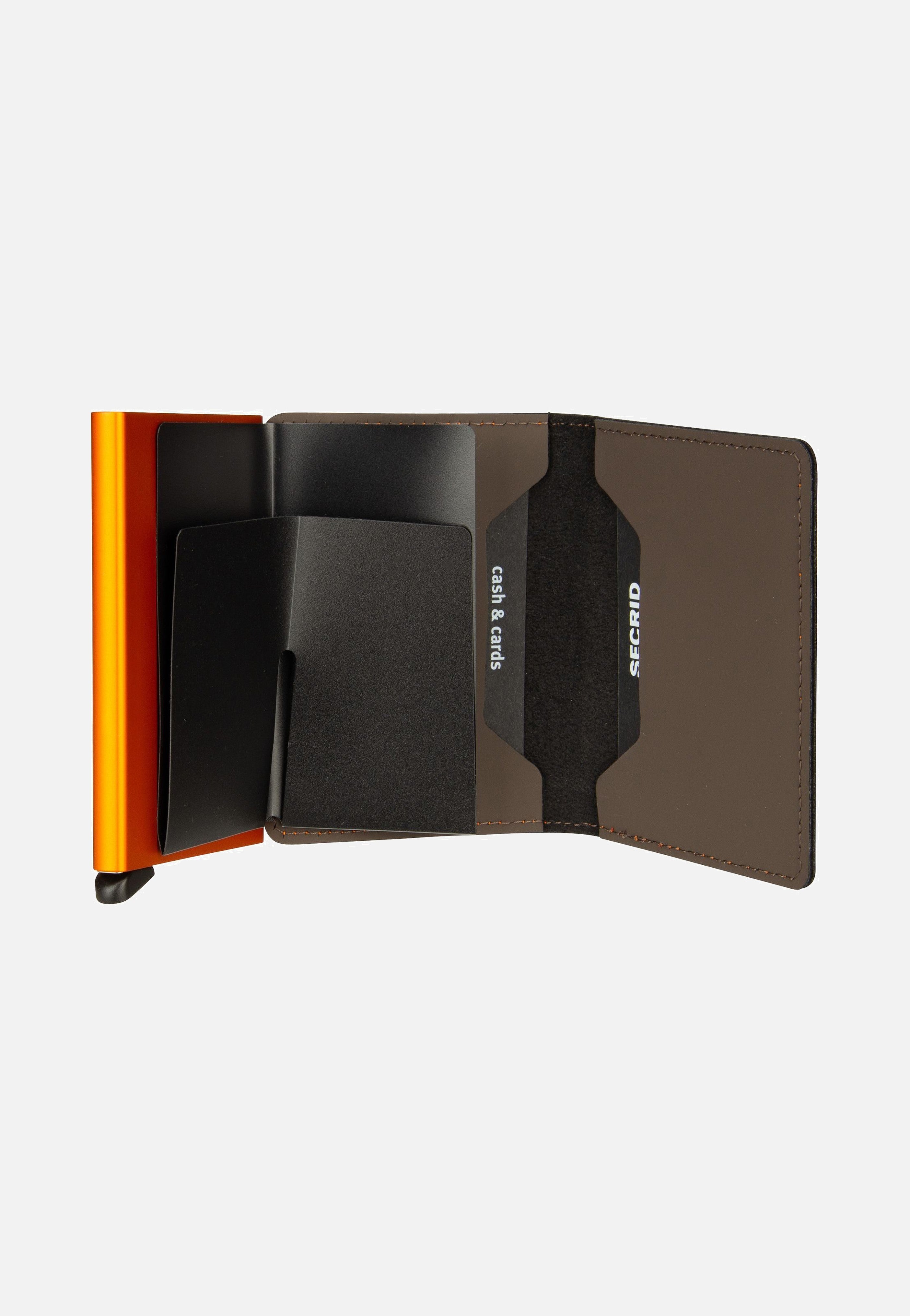 Secrid Slimwallet Matte Truffle-Orange Wallet