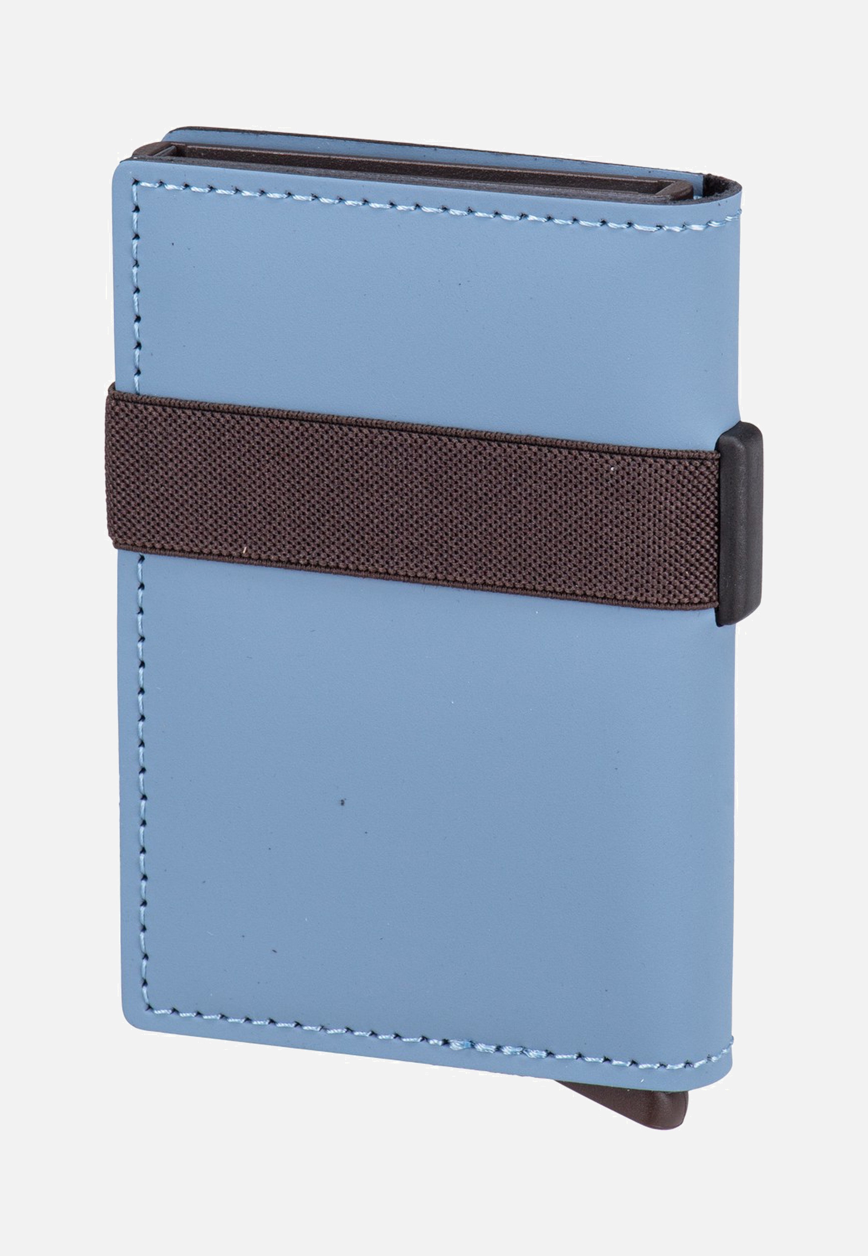 Secrid Bandwallet Matte Steel Blue-Brown Wallet