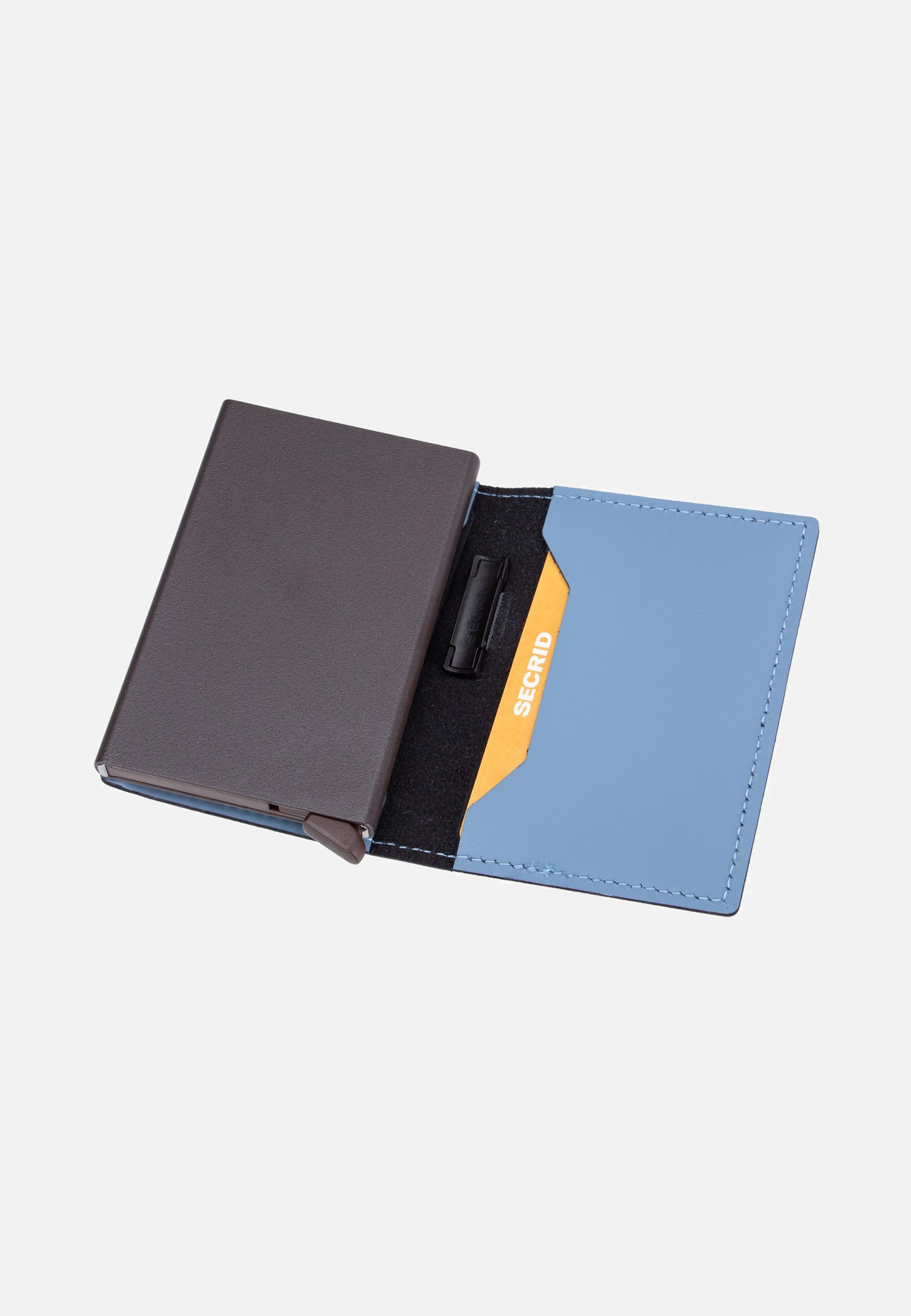 Secrid Bandwallet Matte Steel Blue-Brown Wallet
